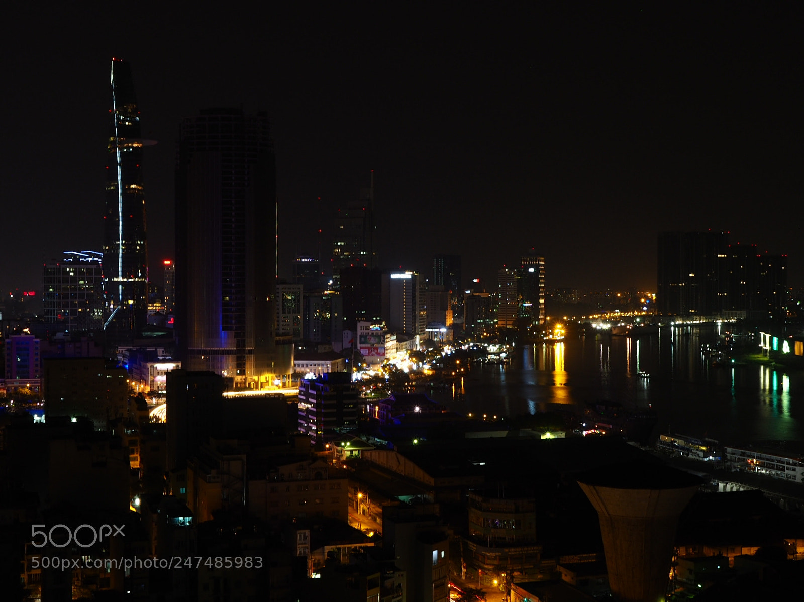 Olympus OM-D E-M10 II sample photo. Saigon skyline photography