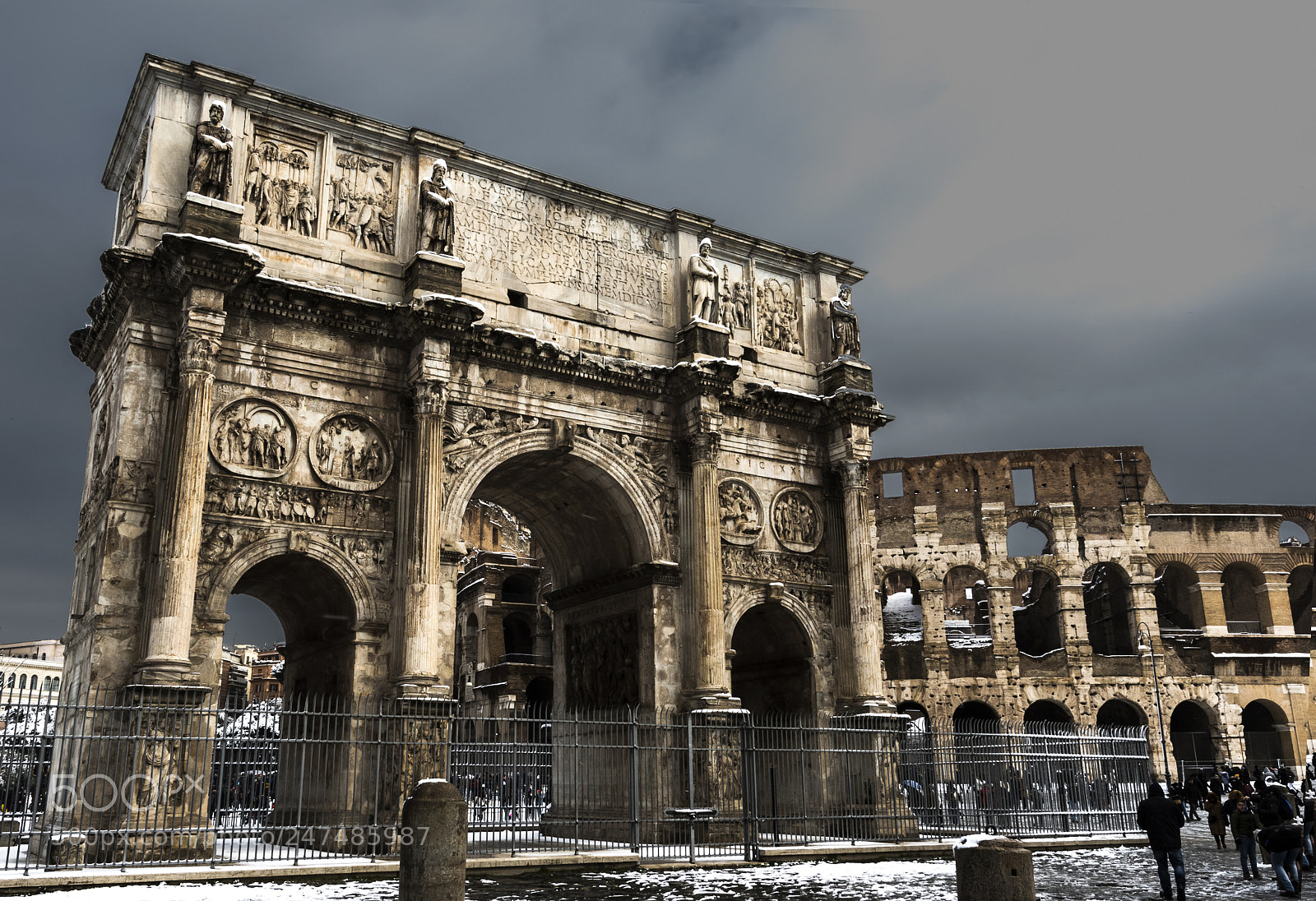 Nikon D500 sample photo. L'arco di costantino photography