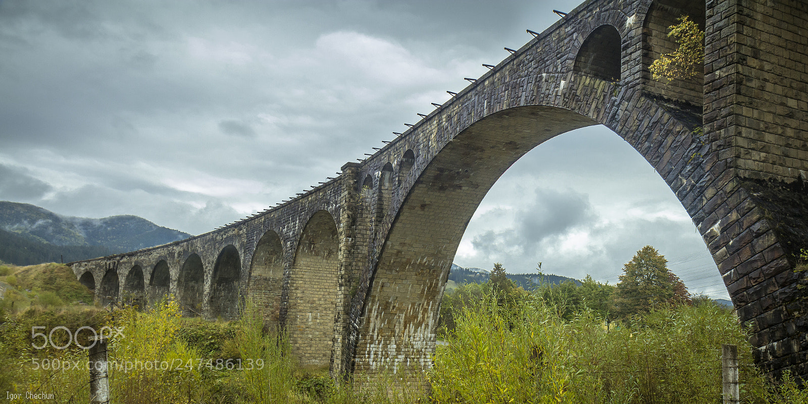 Canon EOS 60D sample photo. Vorokhta  railway bridge photography