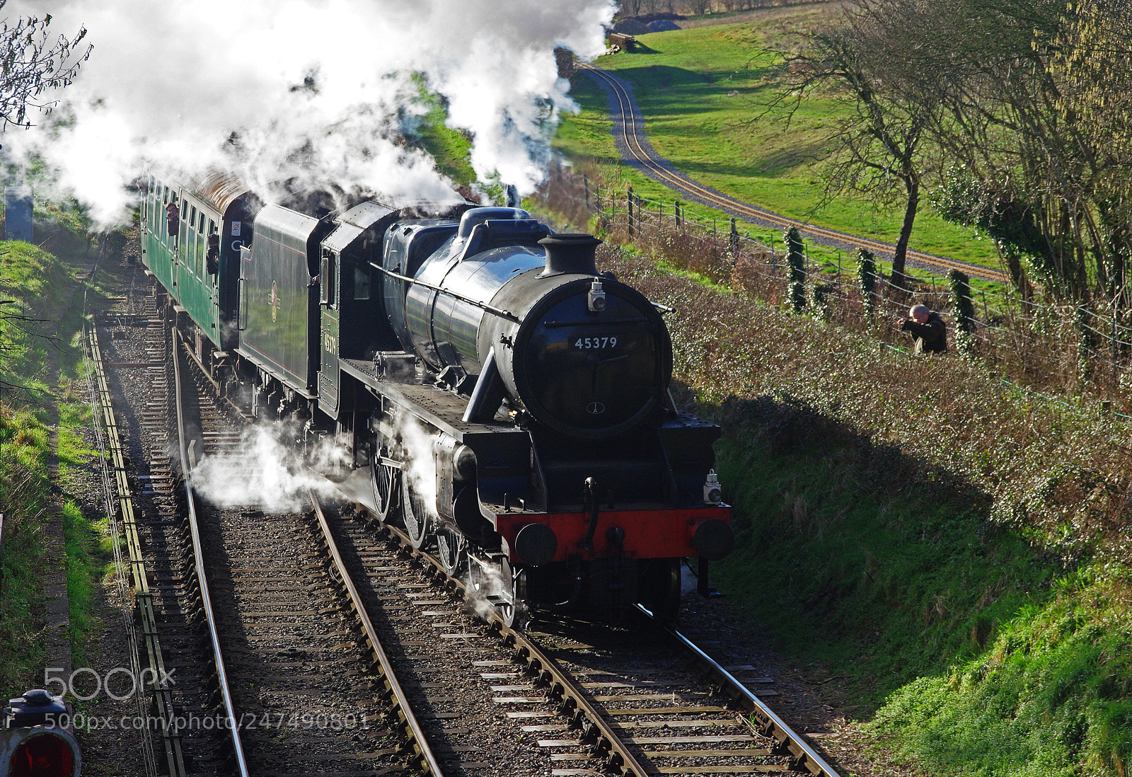 Pentax K-3 sample photo. Rd16272.  45379 arriving at ropley. photography