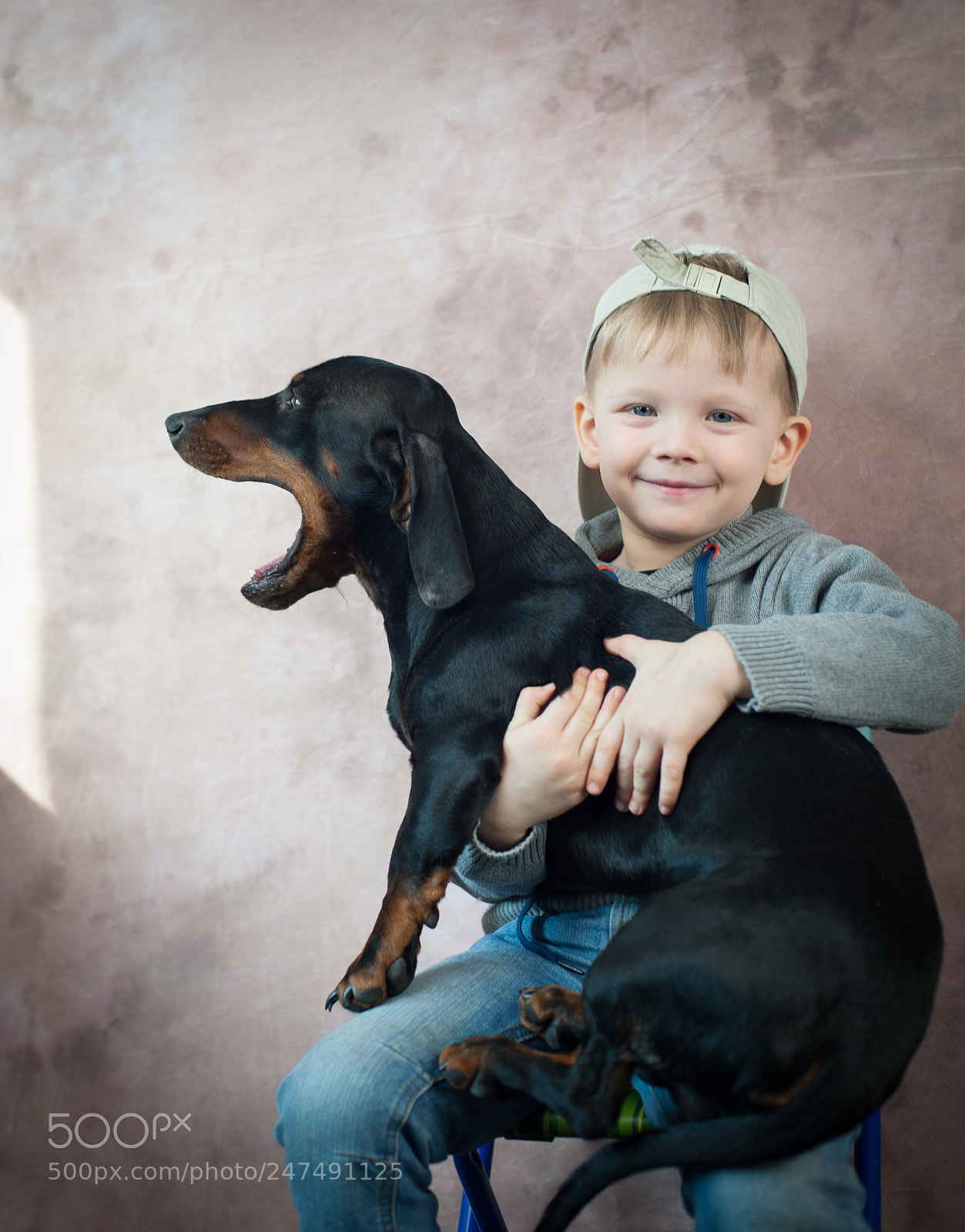 Nikon D700 sample photo. Матвей и такса Сёма photography