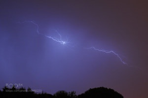 Nikon D3000 sample photo. Orage d'été photography