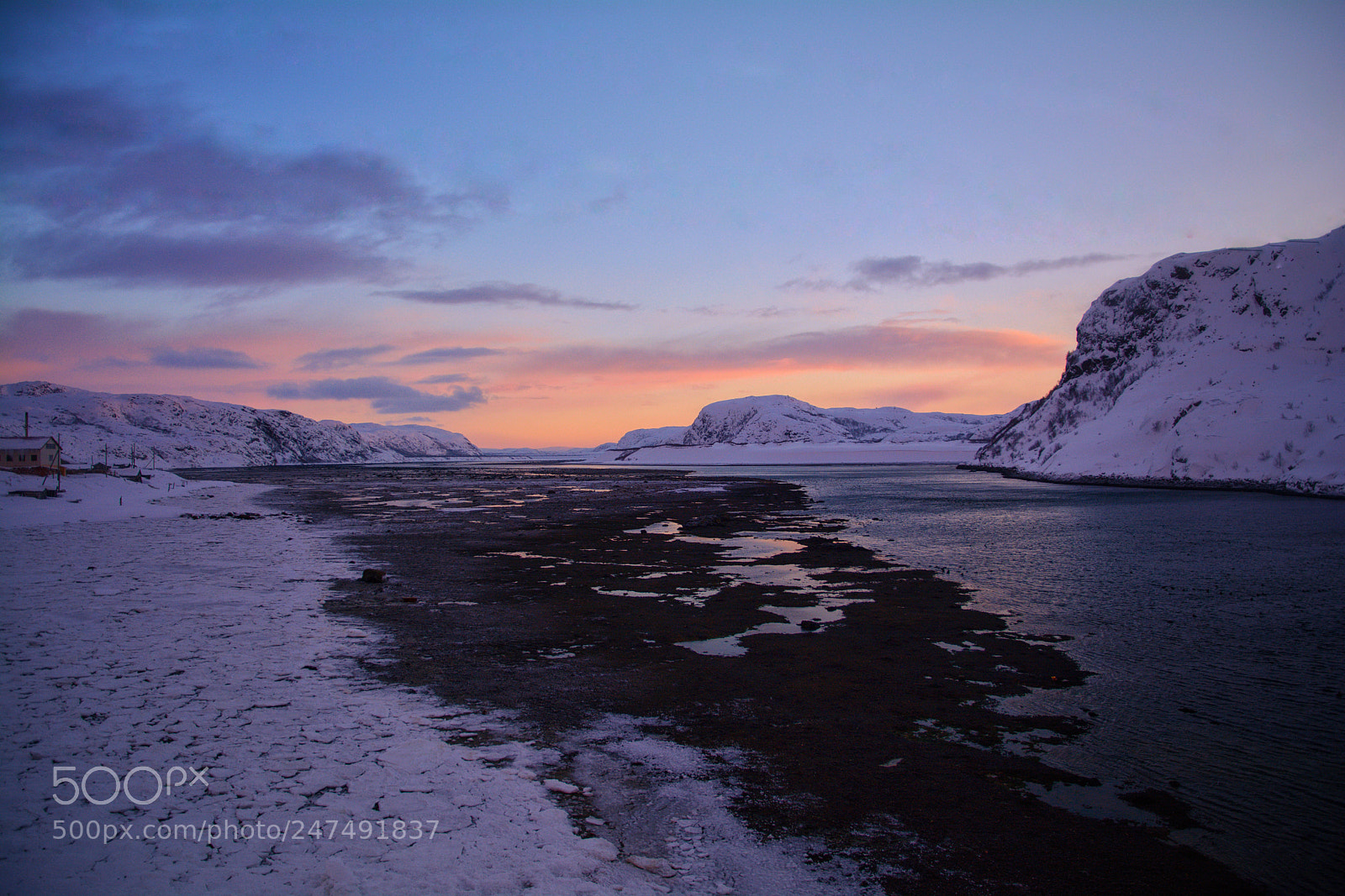 Nikon D5200 sample photo. Barents sea sunset photography