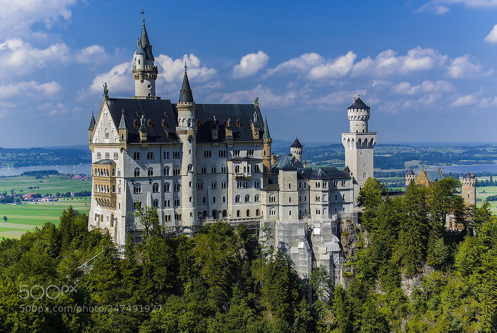 Pentax K10D sample photo. Castillo de neuschwanstein photography