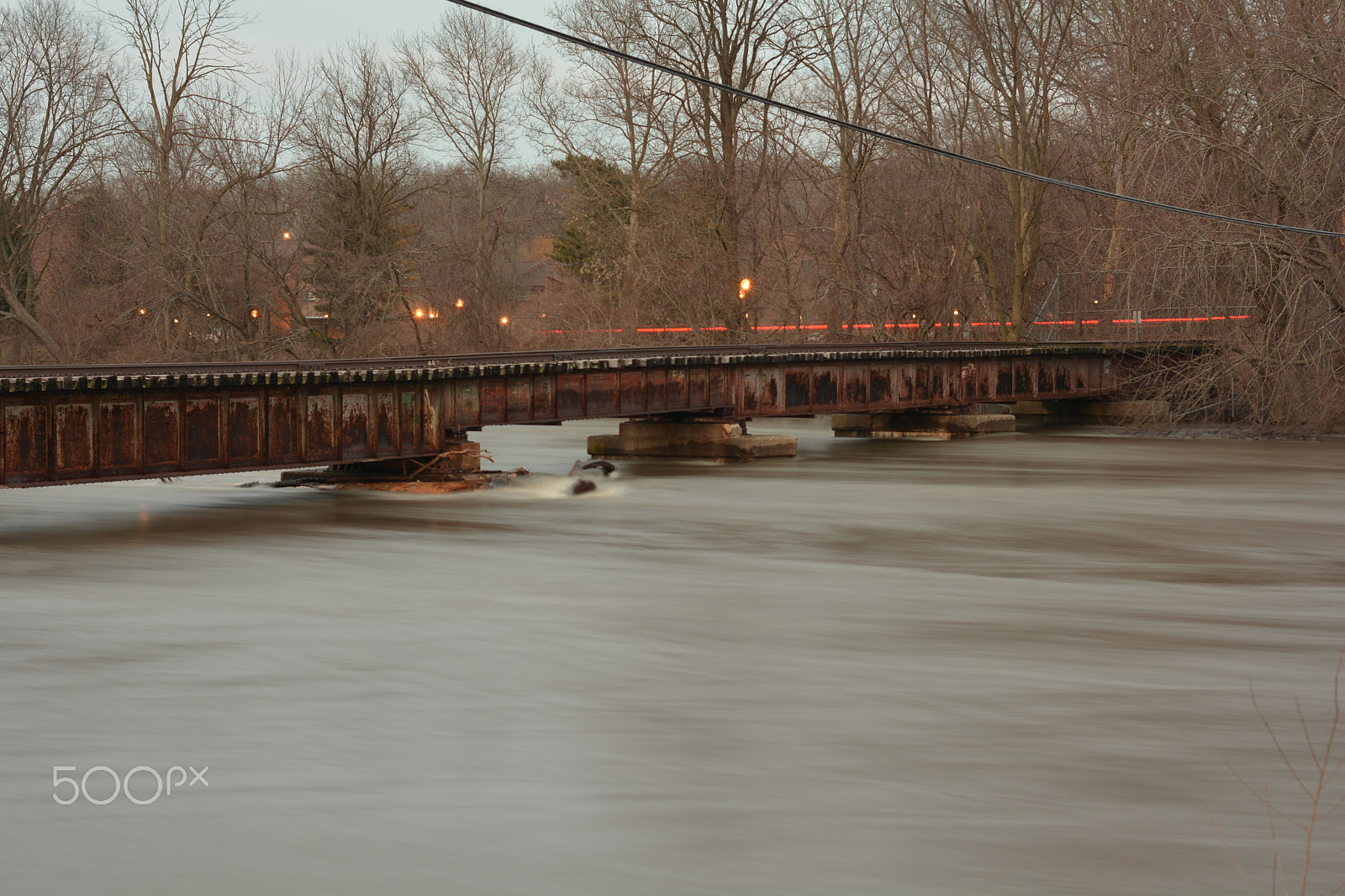 Nikon D7100 + Nikon AF-S Nikkor 50mm F1.4G sample photo. Old train crossing photography