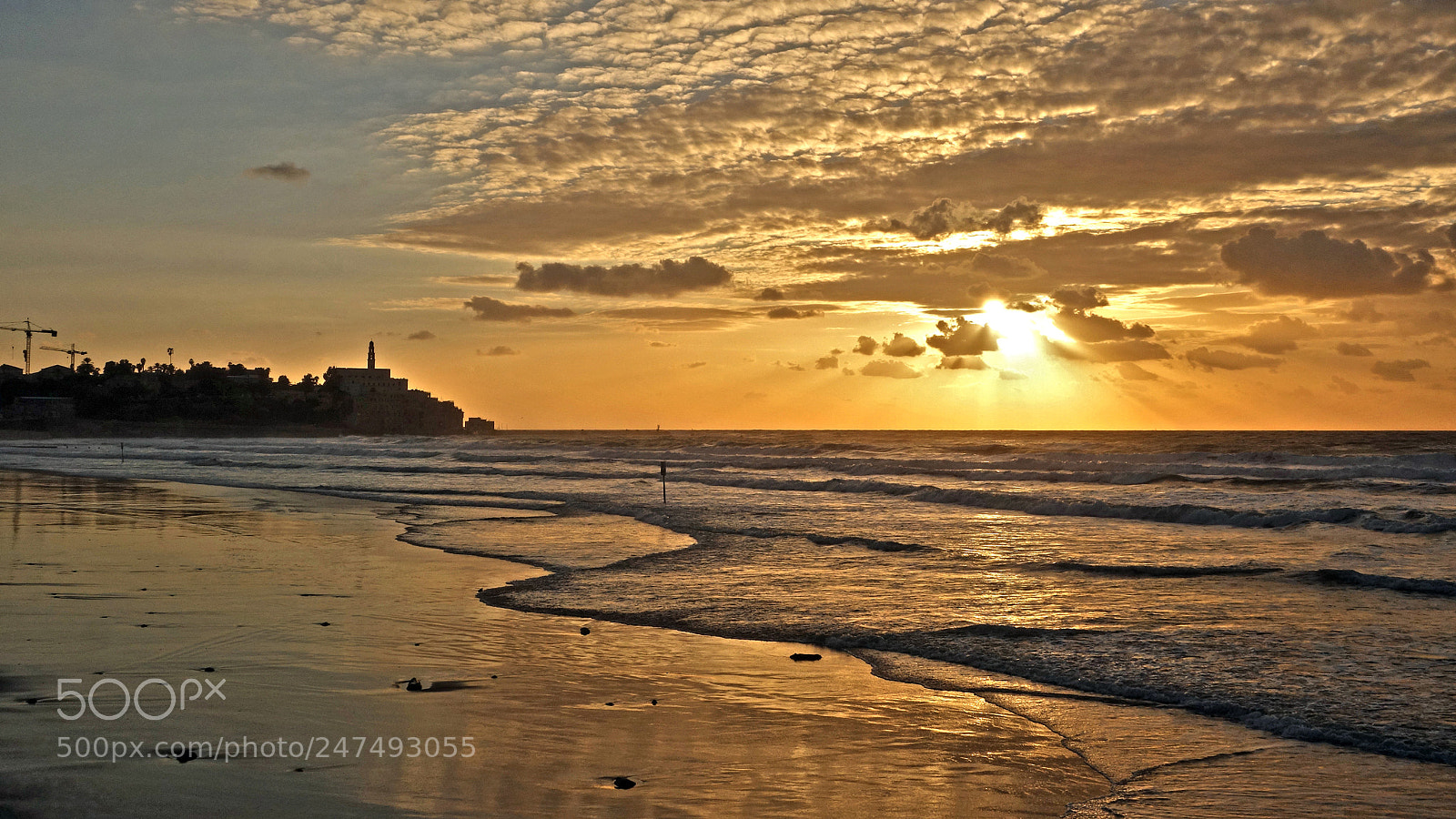 Sony Cyber-shot DSC-RX100 sample photo. Israel tel aviv sunset photography