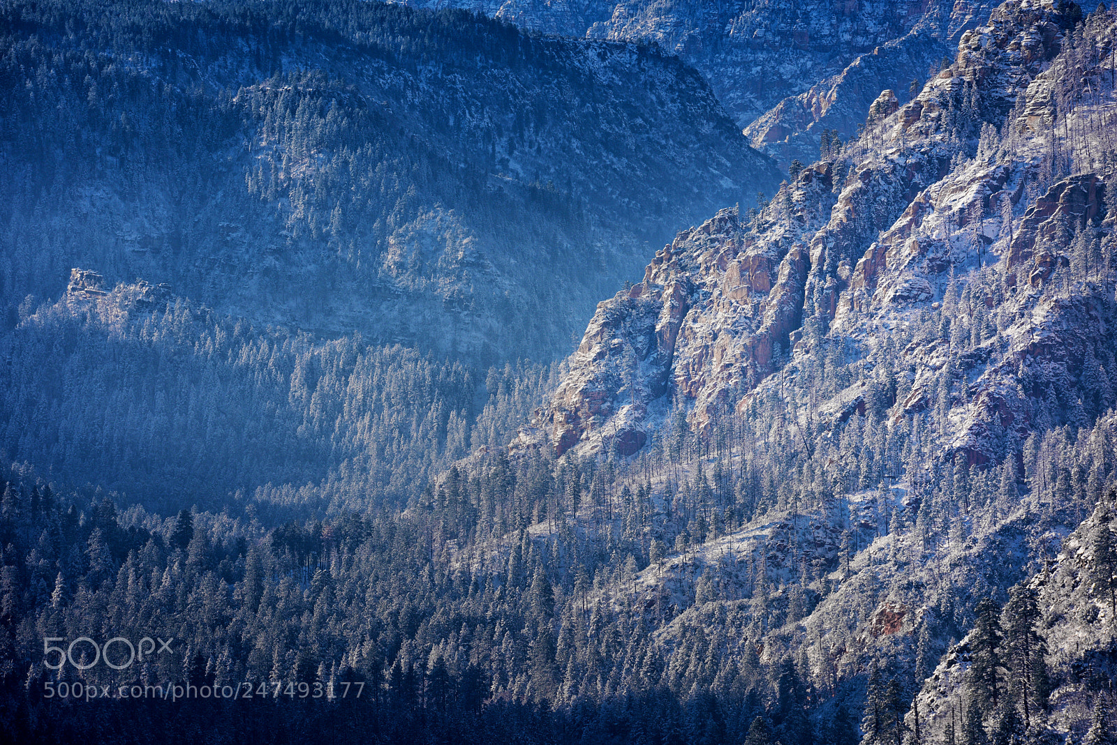 Nikon D810 sample photo. Sedona snow one photography