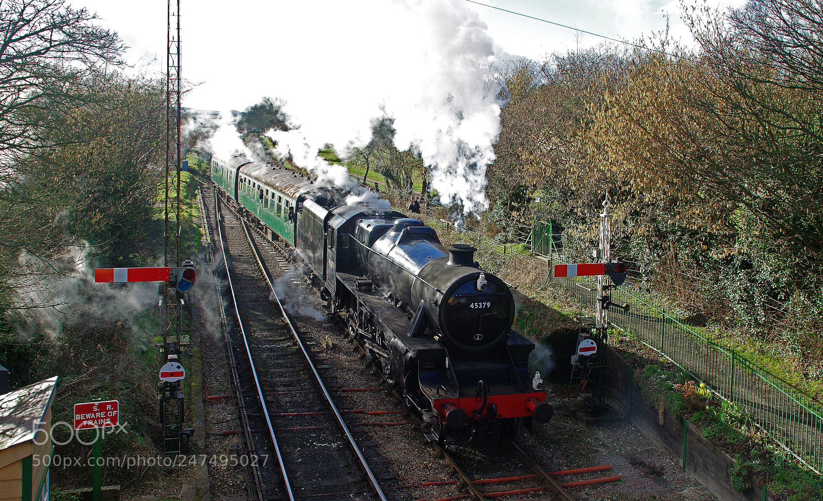 Pentax K-3 sample photo. Rd16274.  45379 arriving at ropley. photography