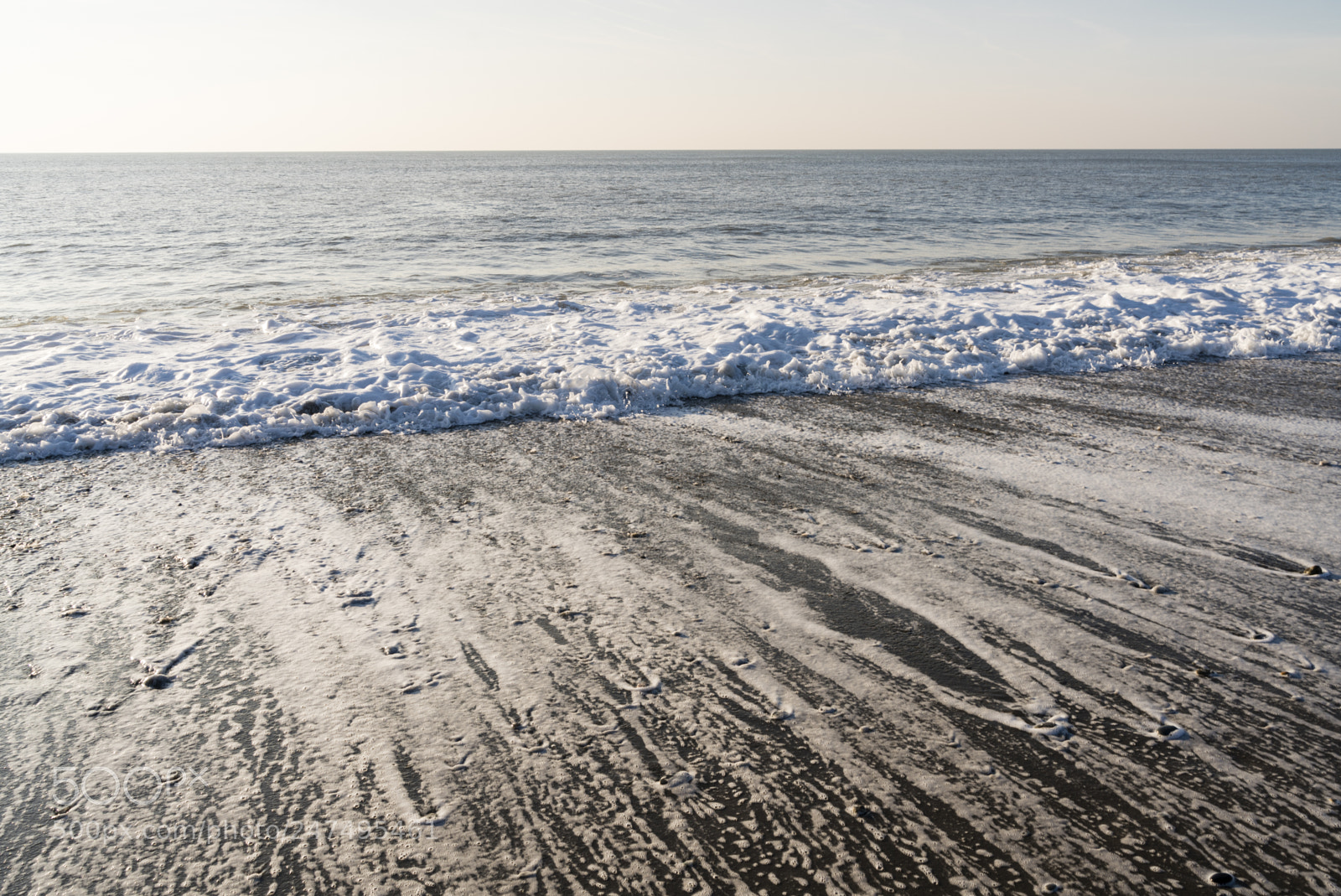 Sony a7R II sample photo. Surf on aberystwyth beach photography