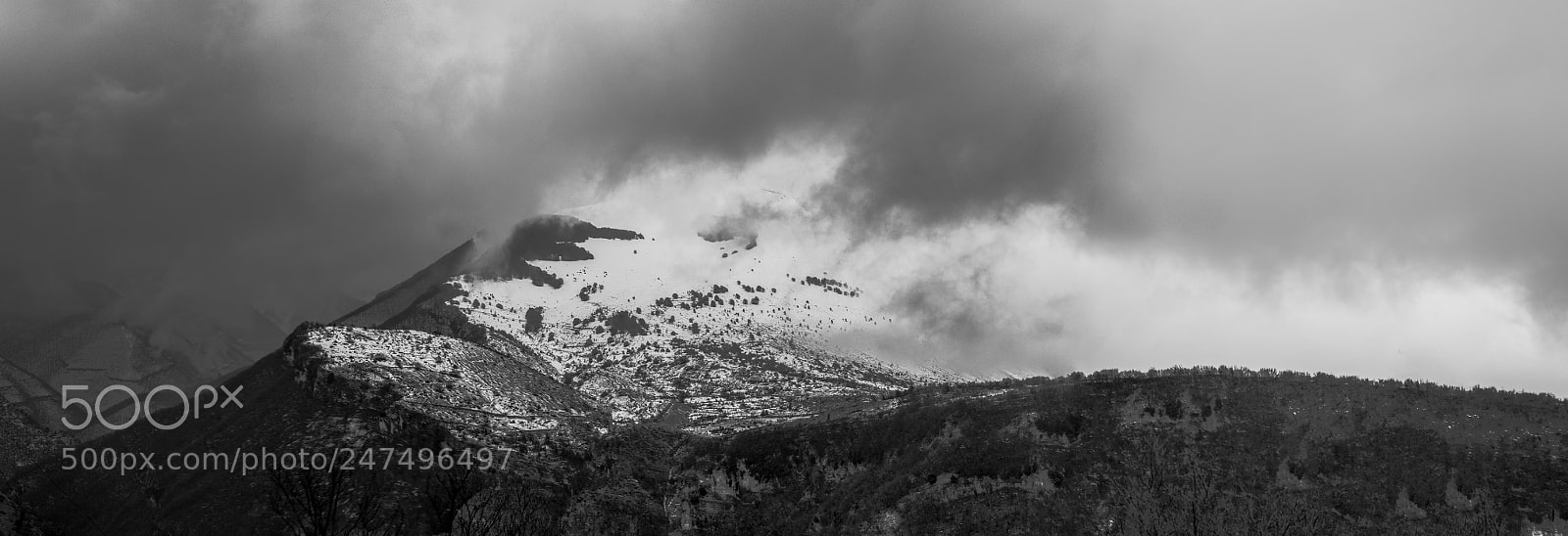 Nikon D7200 sample photo. Foggy mountain photography