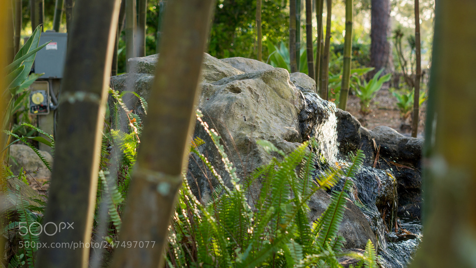 Sony a6500 sample photo. Waterfall vs technology photography