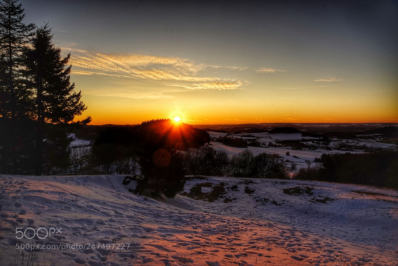 Sony a7R sample photo. Sonnenuntergang in der vulkaneifel photography