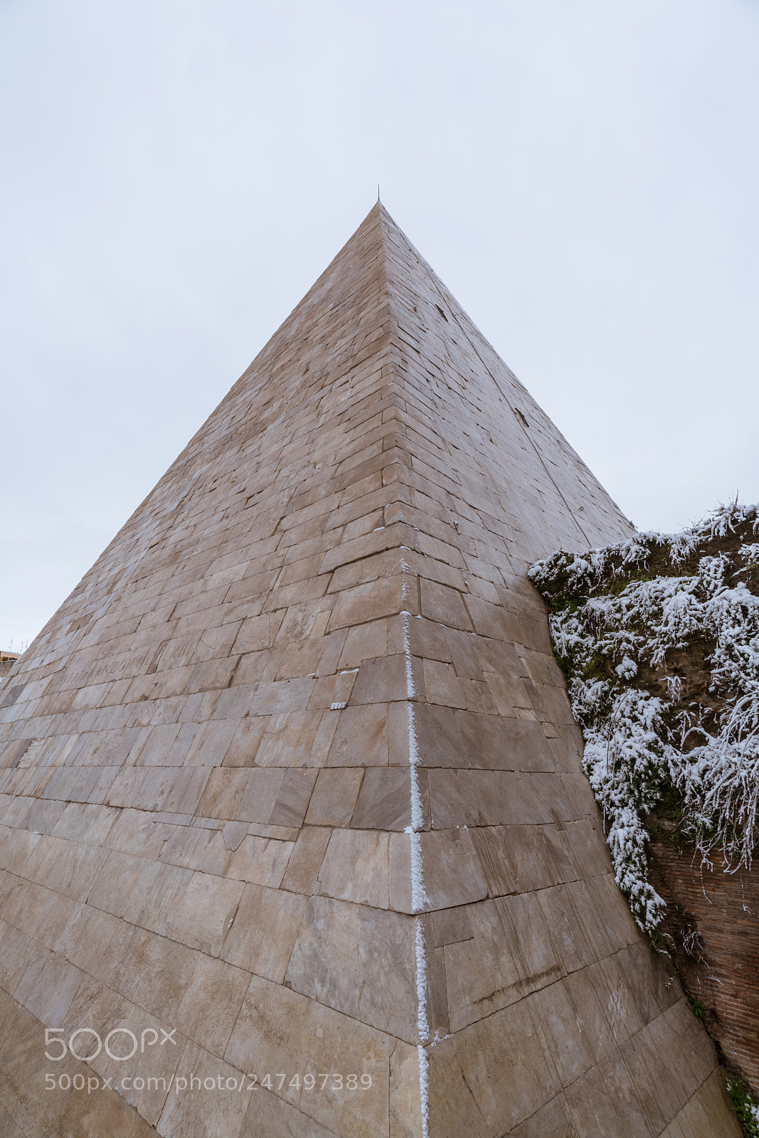Sony a7R II sample photo. Snowy piramid photography