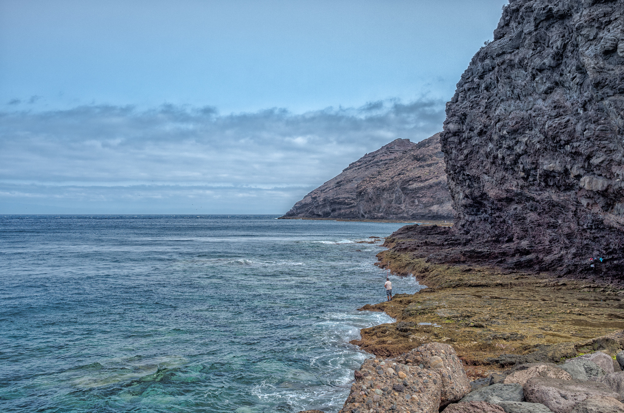 Leica X (Typ 113) sample photo. The lonely fisherman... photography