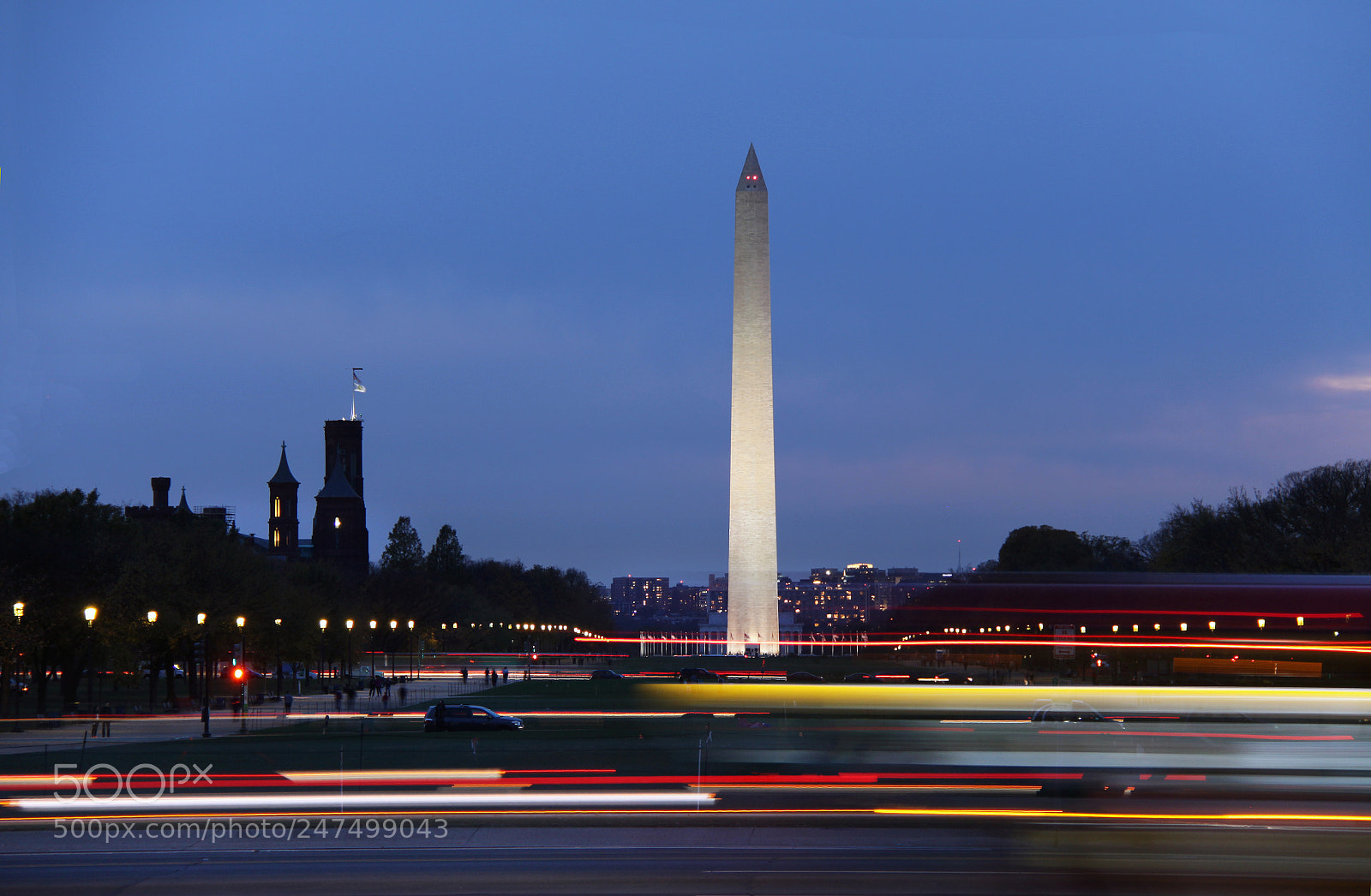 Canon EOS 50D sample photo. National mall at night photography