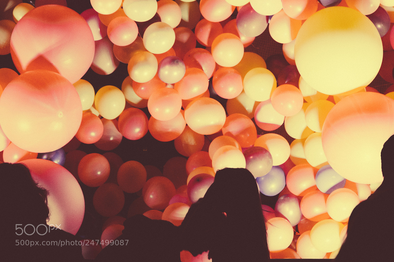 Nikon D3100 sample photo. Ballon wall photography