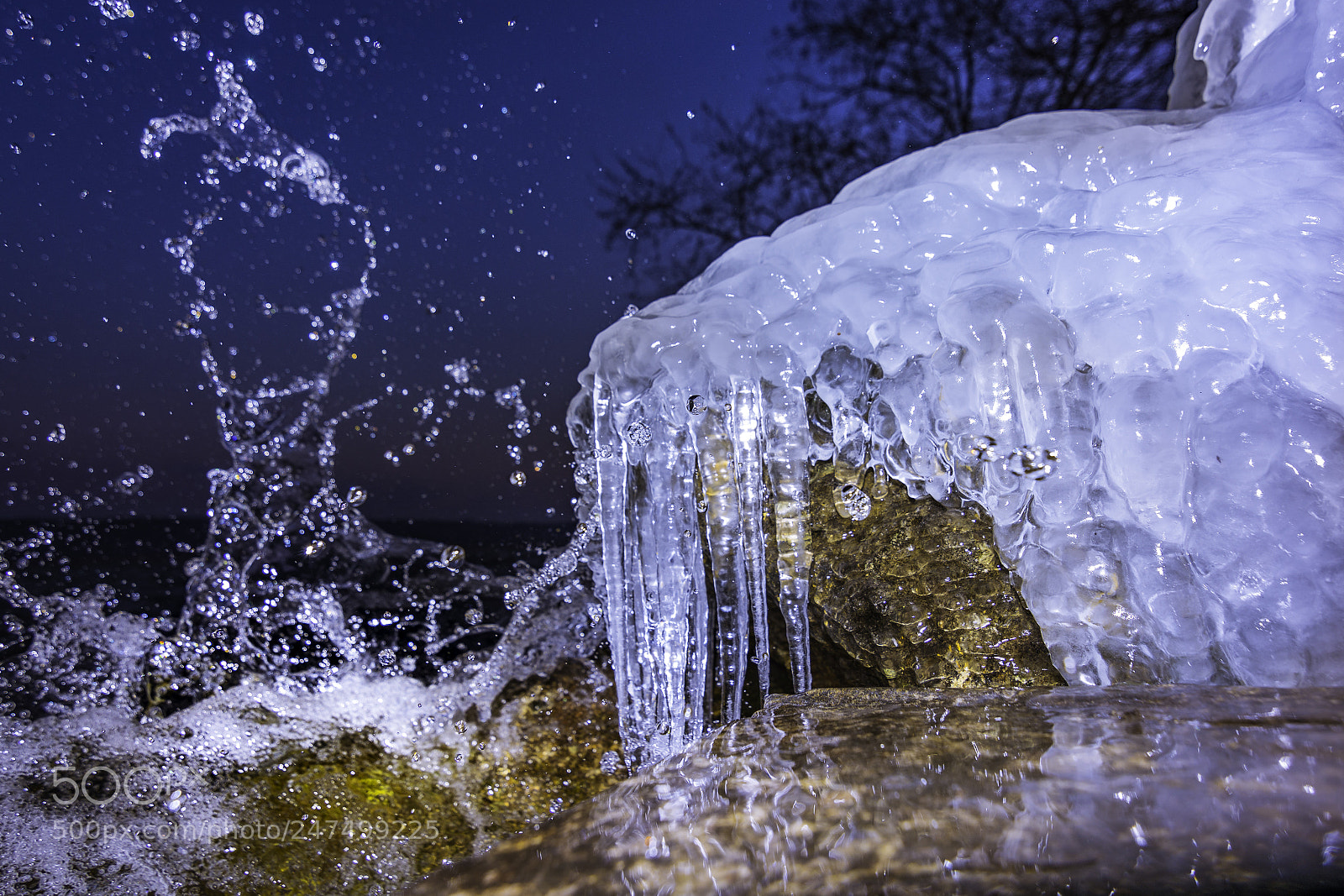 Nikon D7100 sample photo. Ice photography