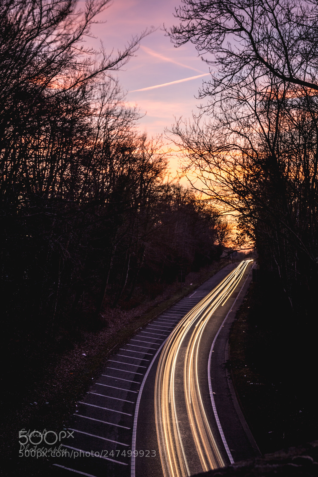 Nikon D7100 sample photo. Sunset trails photography