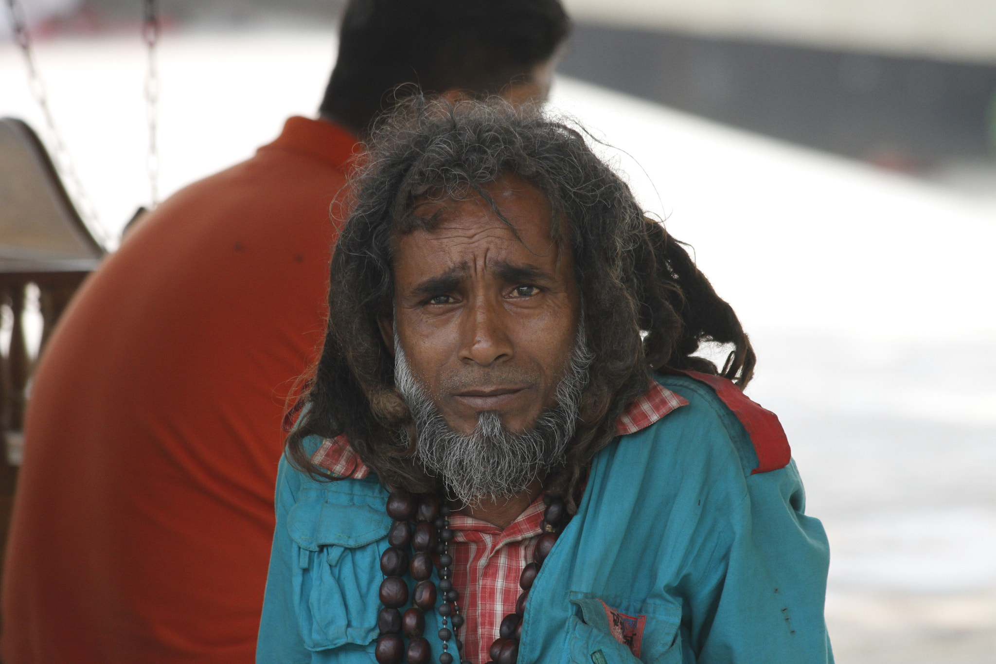 Canon EF 70-300mm F4-5.6 IS USM sample photo. Fakir from the shrine of shah ali, mirpur, dhaka photography