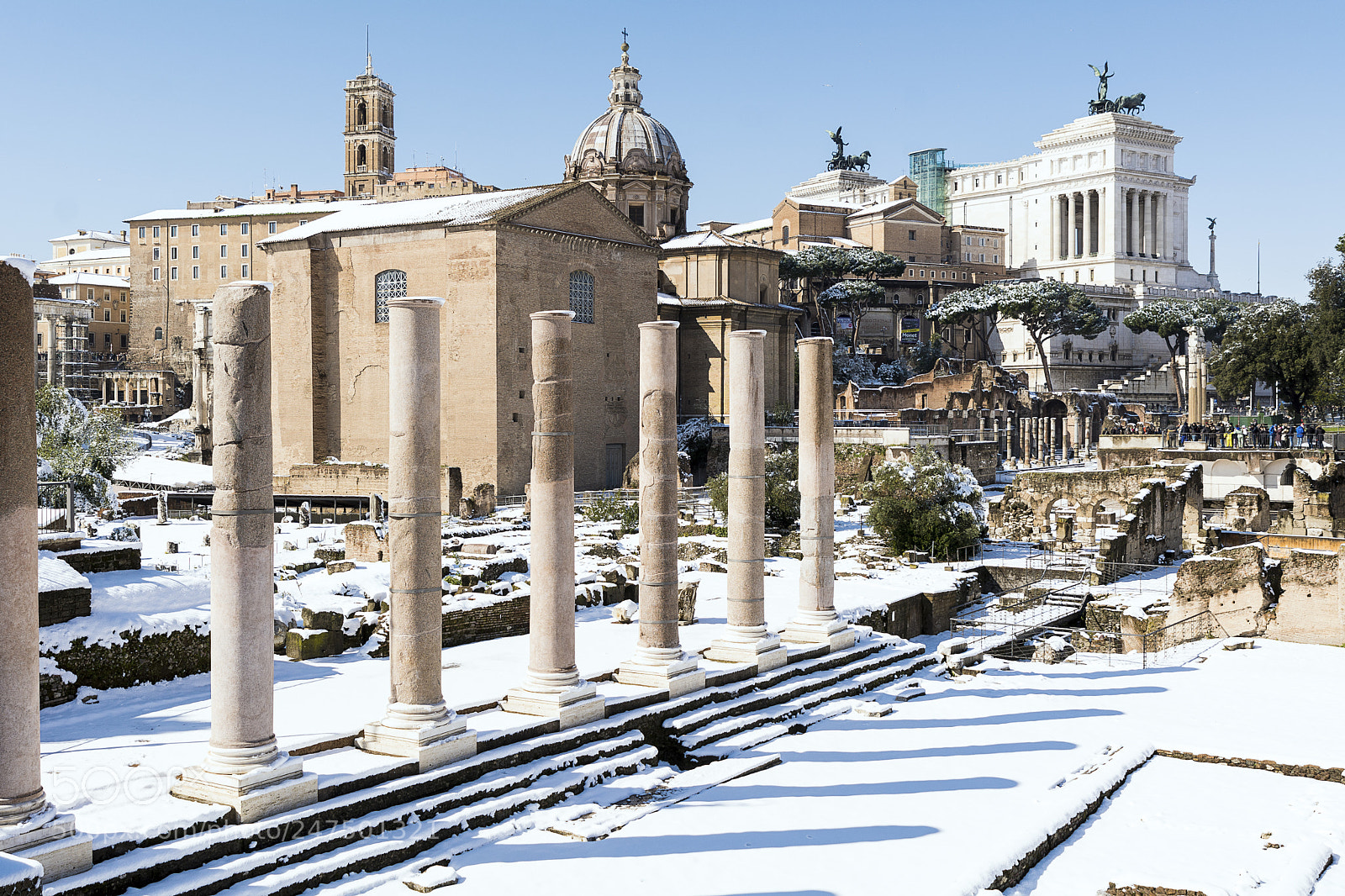 Nikon D7100 sample photo. Rome in the snow photography