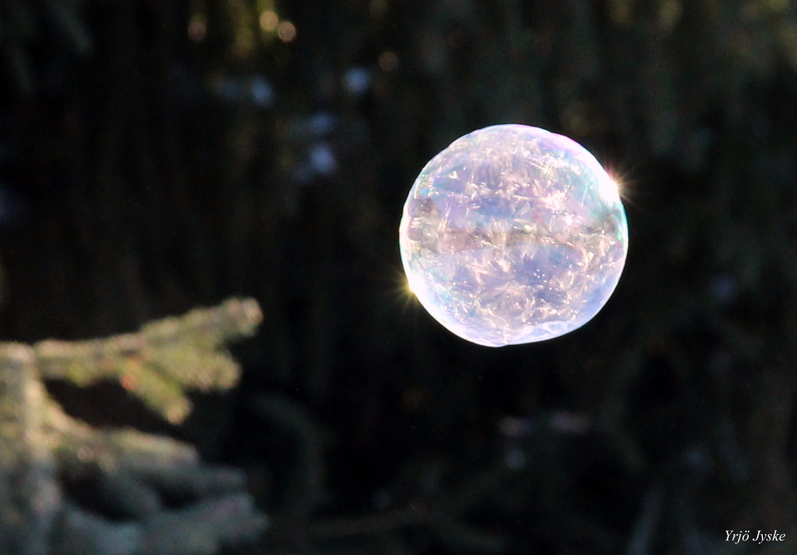 Canon EOS 700D (EOS Rebel T5i / EOS Kiss X7i) + Sigma 18-200mm f/3.5-6.3 DC OS sample photo. "the flying crystal ball" photography
