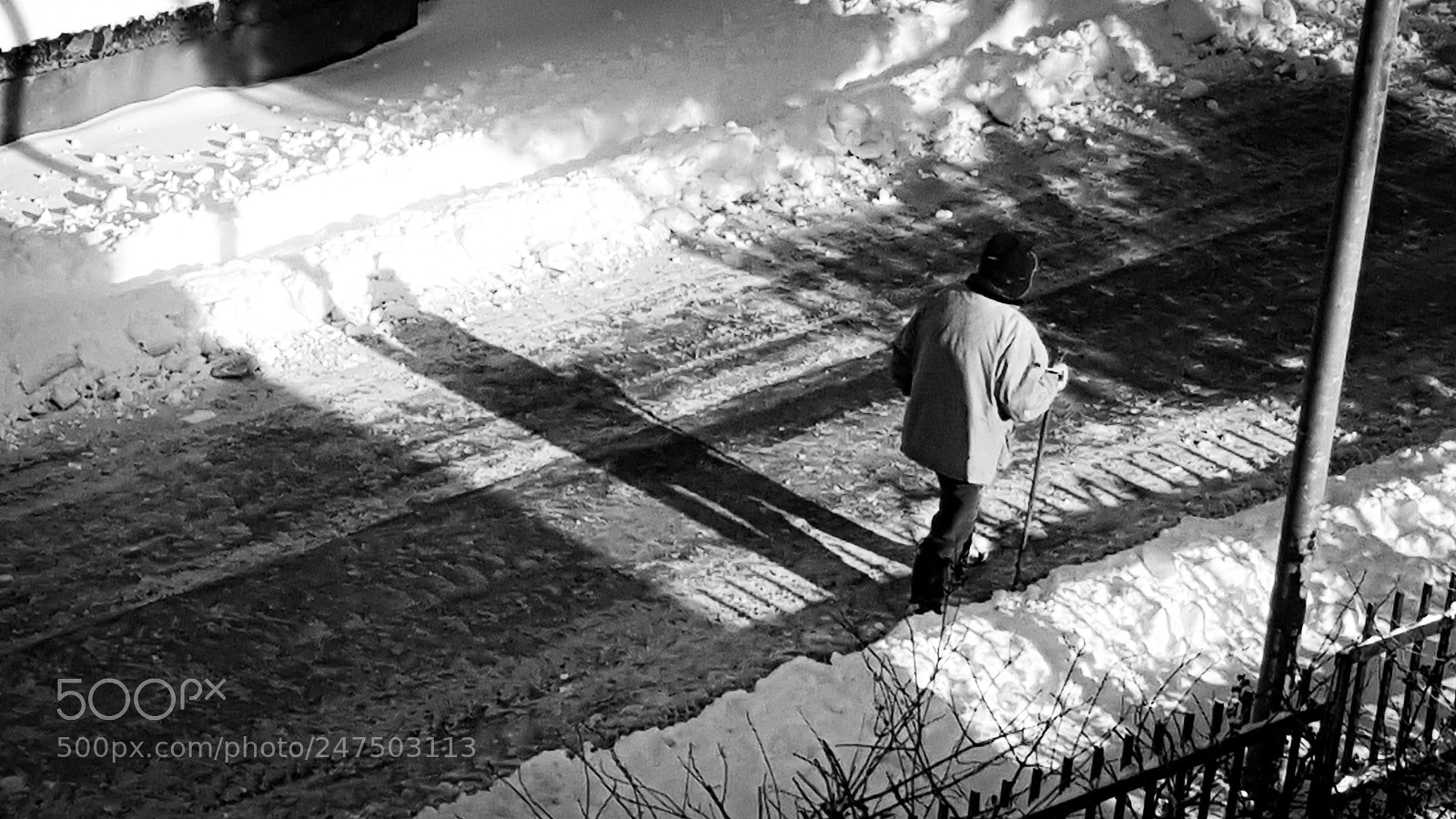 Samsung GALAXY S6 edge sample photo. The old snow man photography