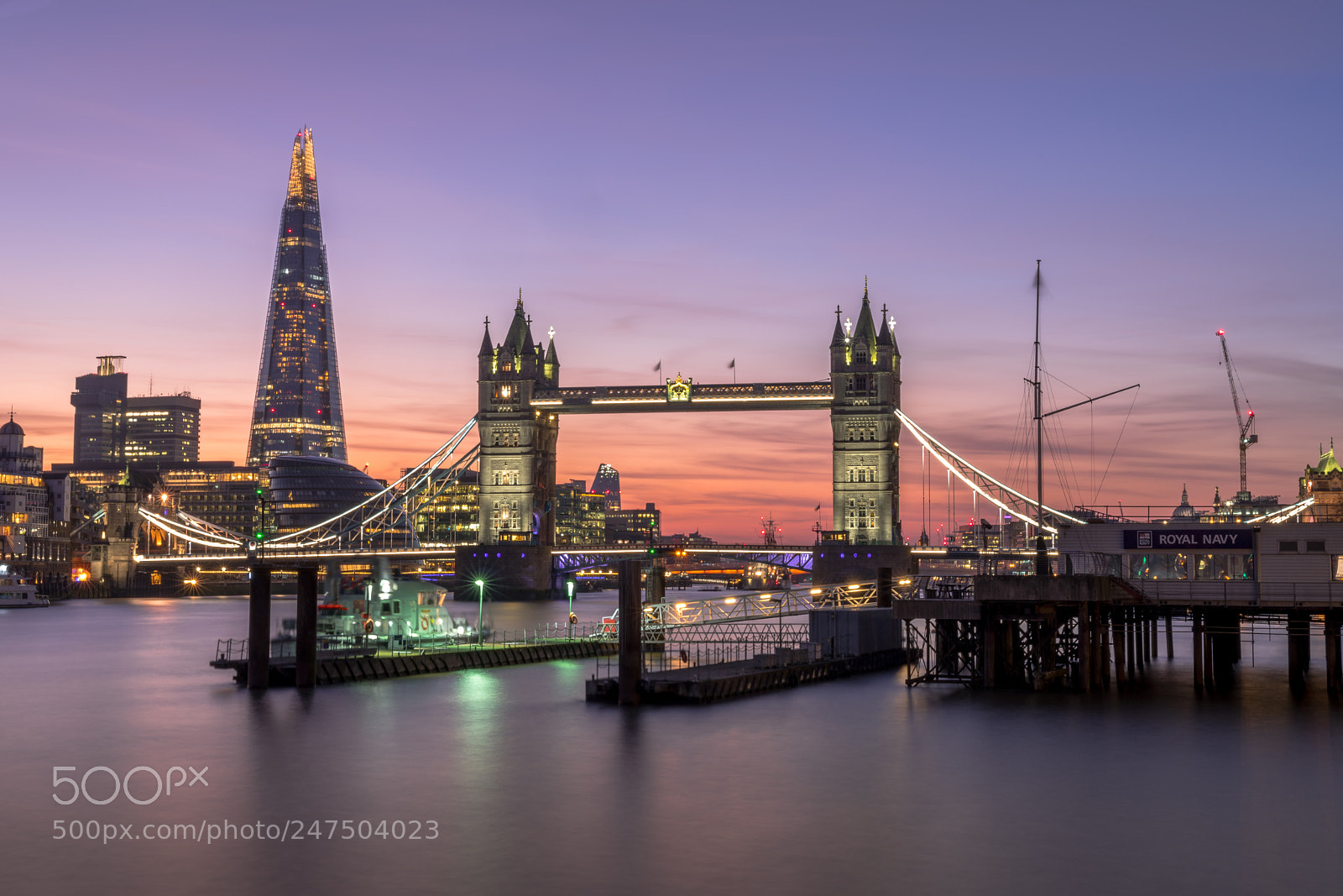 Sony a7R III sample photo. London sunset photography