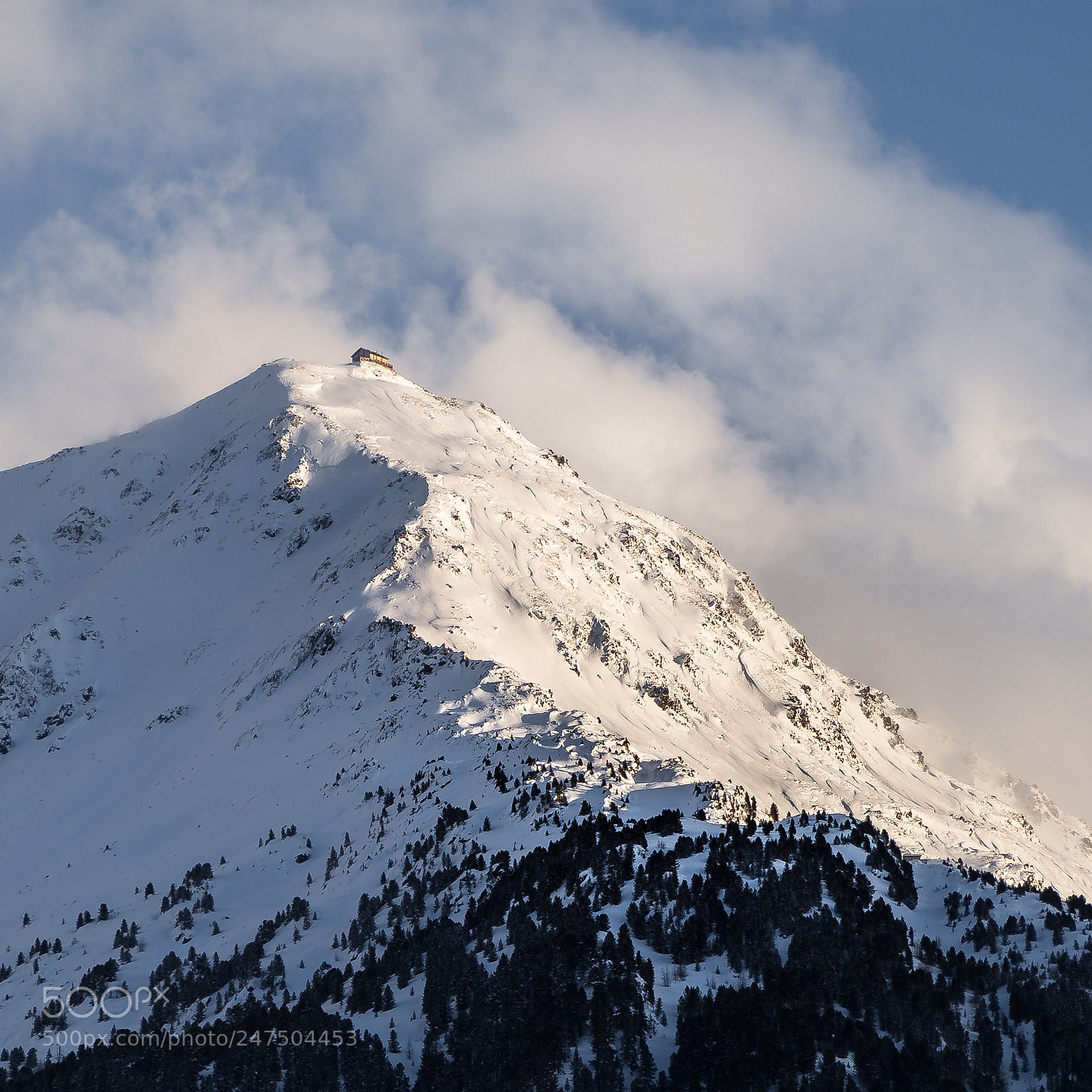 Olympus OM-D E-M10 II sample photo. Mountain peak sölden photography