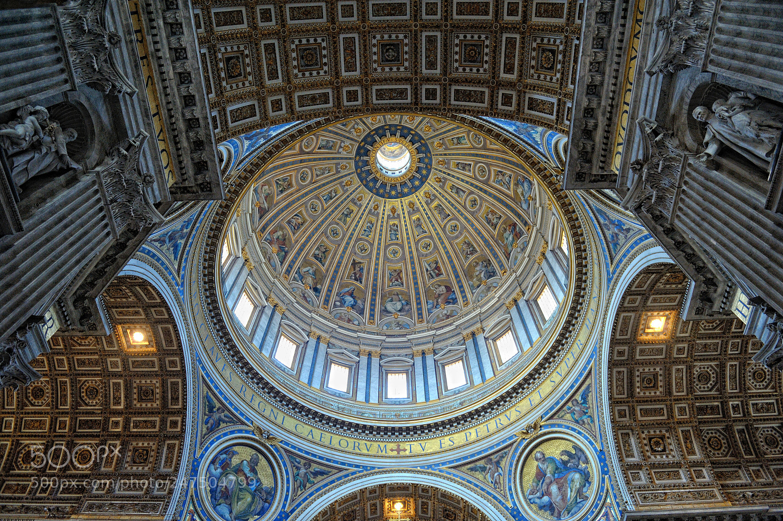 Nikon D700 sample photo. Roof of st. peter's photography