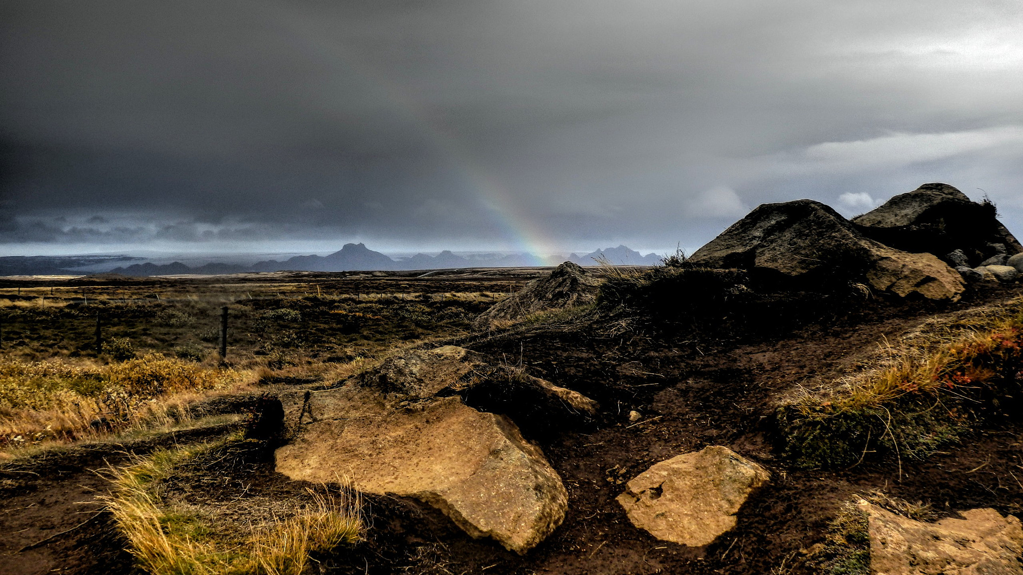 Olympus SZ-31MR sample photo. Icelandic rainbow photography