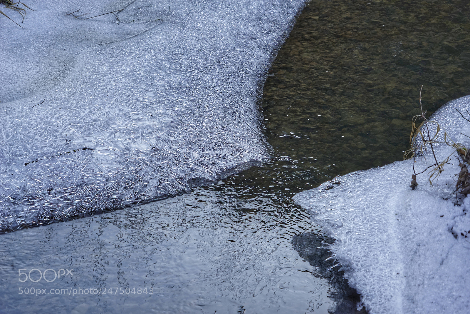 Sony a7R sample photo. Eisbildung am wirftbach photography