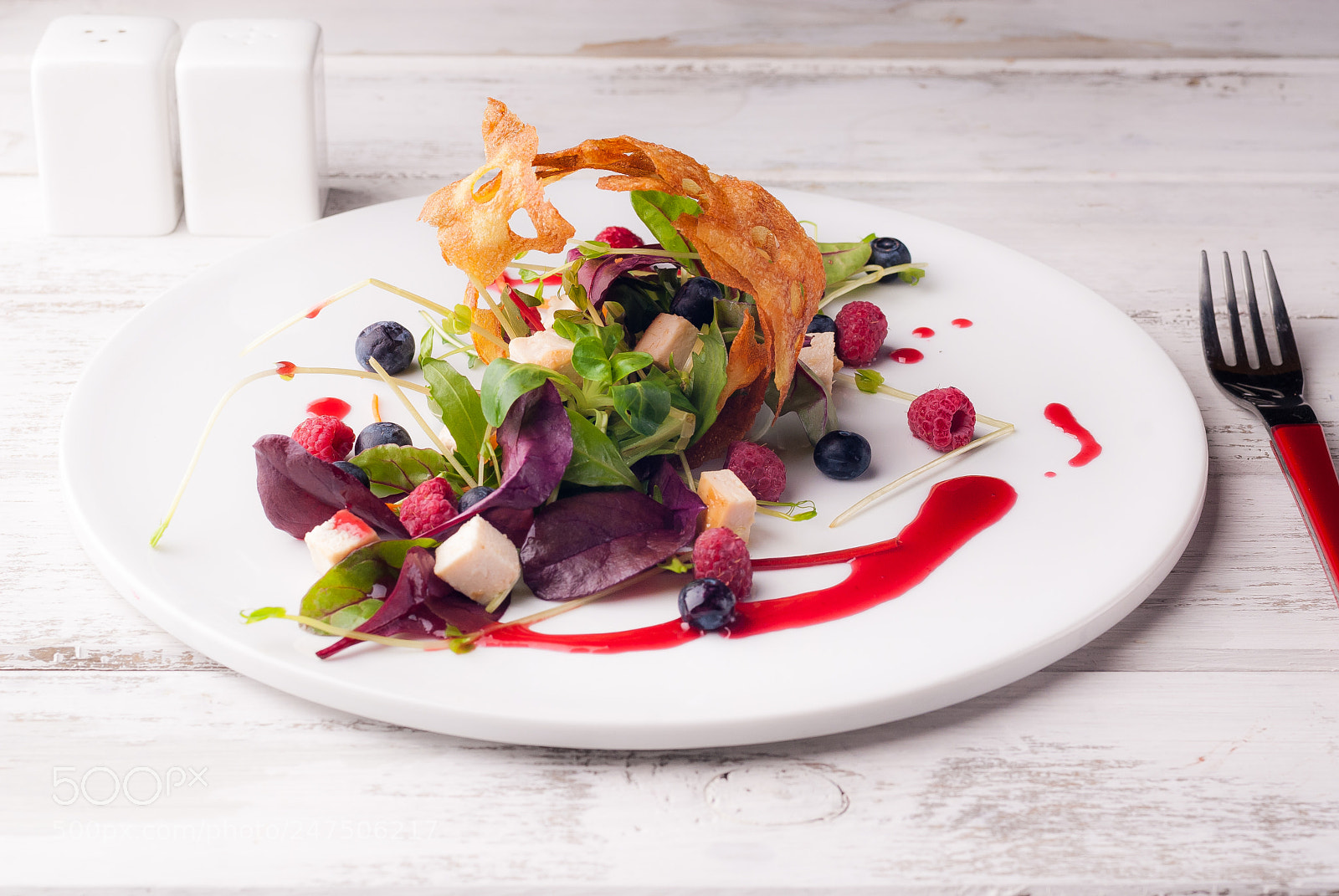 Nikon D200 sample photo. Fitness salad photography