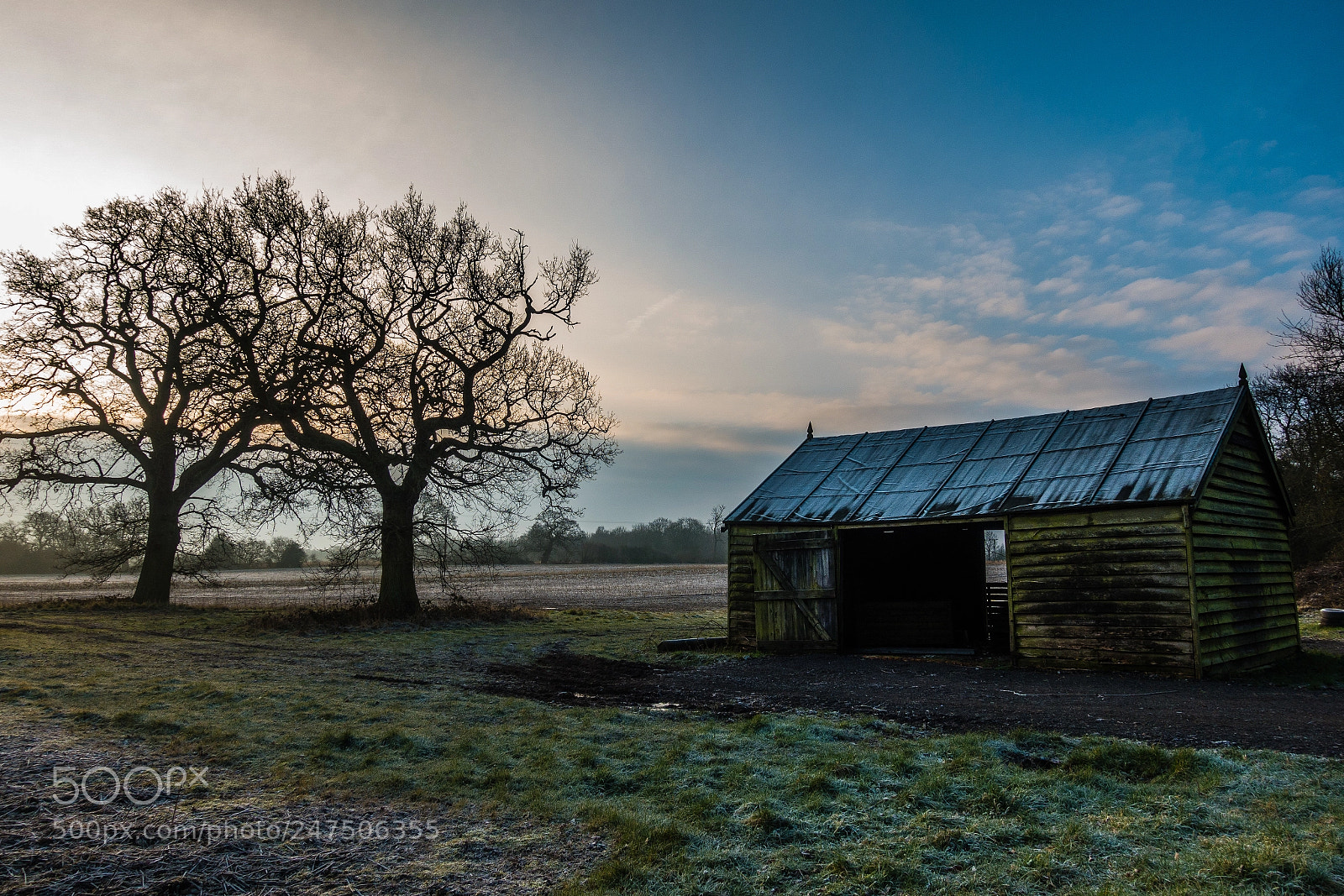 Sony DSC-RX100M5 sample photo. Frosty farm photography