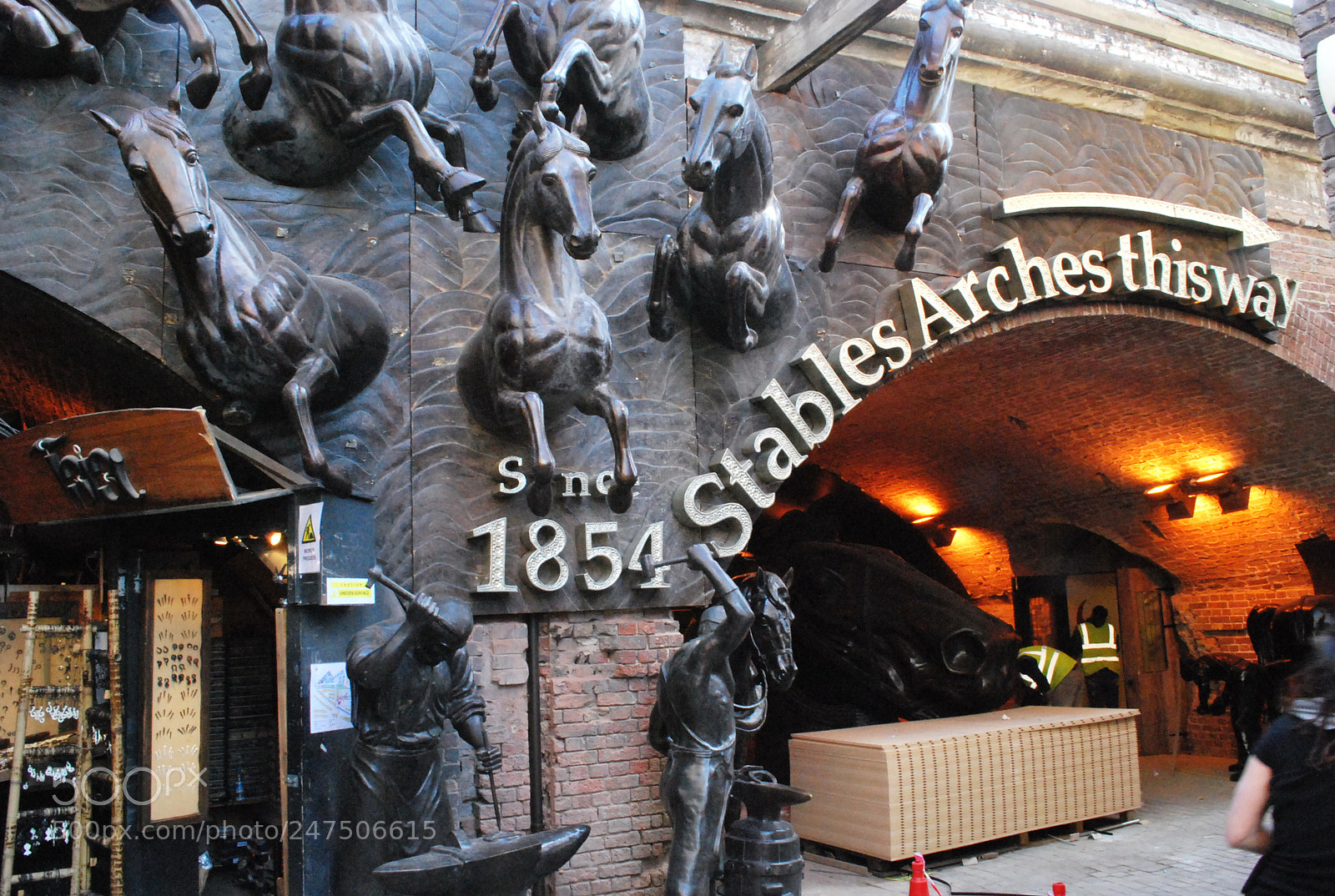 Nikon D60 sample photo. Camden town market, london photography