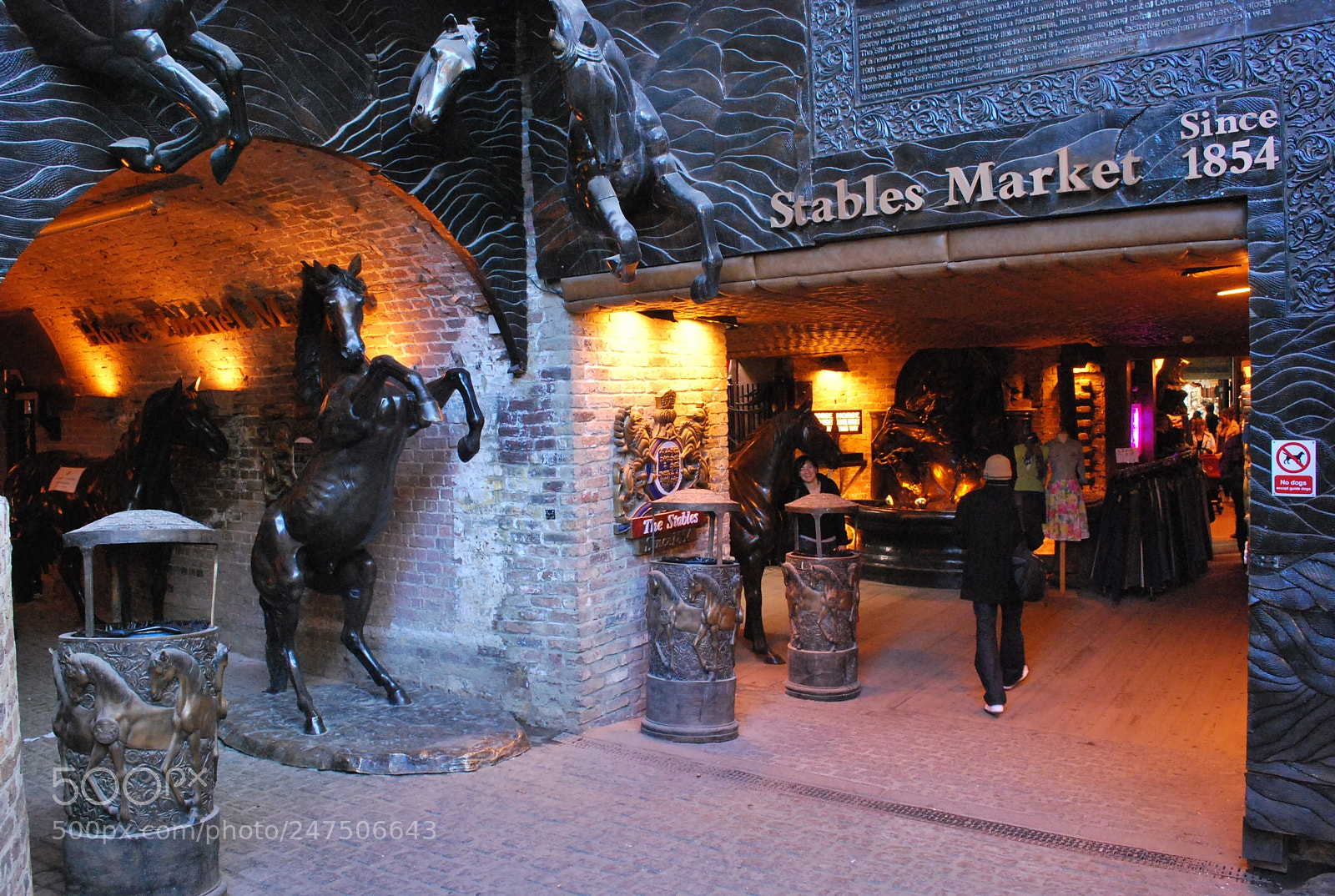 Nikon D60 sample photo. Camden town market, london photography