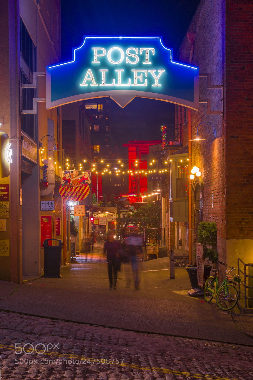 Nikon D800 sample photo. Post alley seattle photography