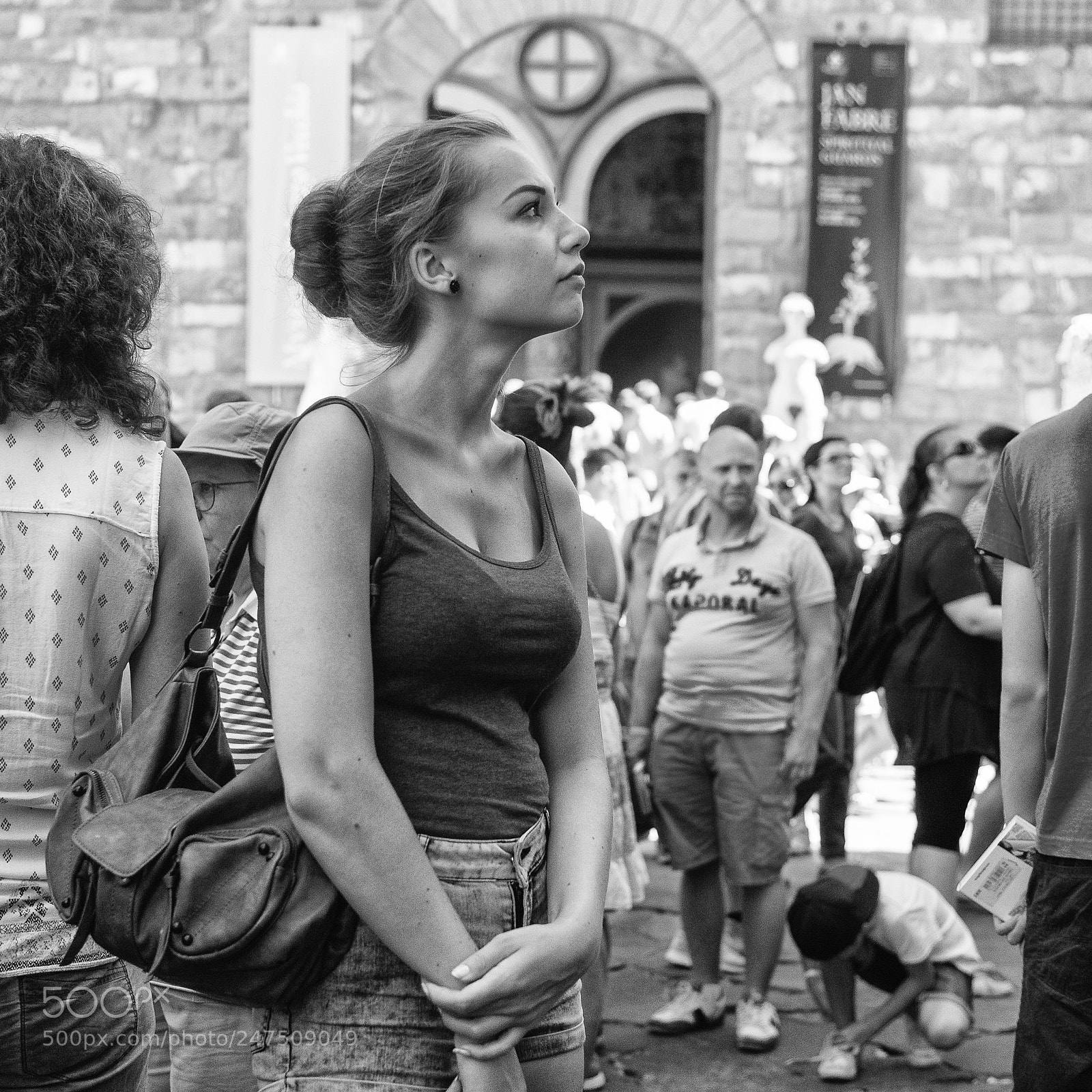 Olympus OM-D E-M5 sample photo. Street portrait photography