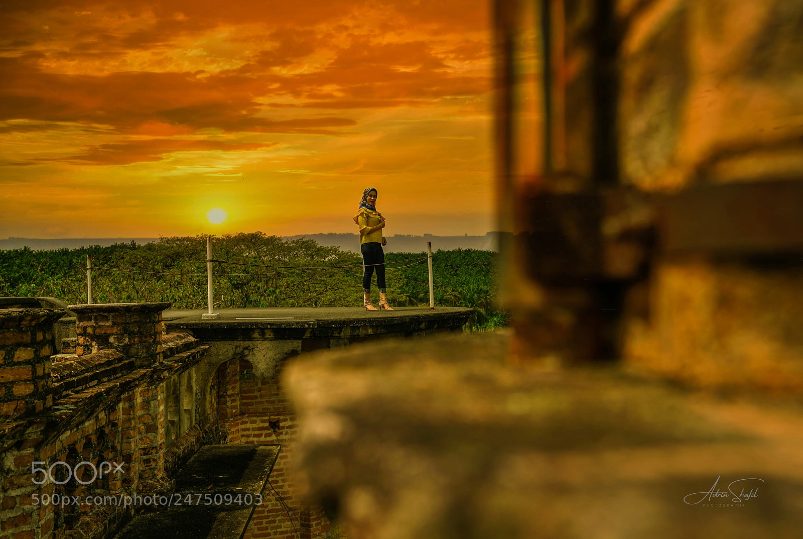 Sony a7R II sample photo. Sunset kellie castle, ipoh photography