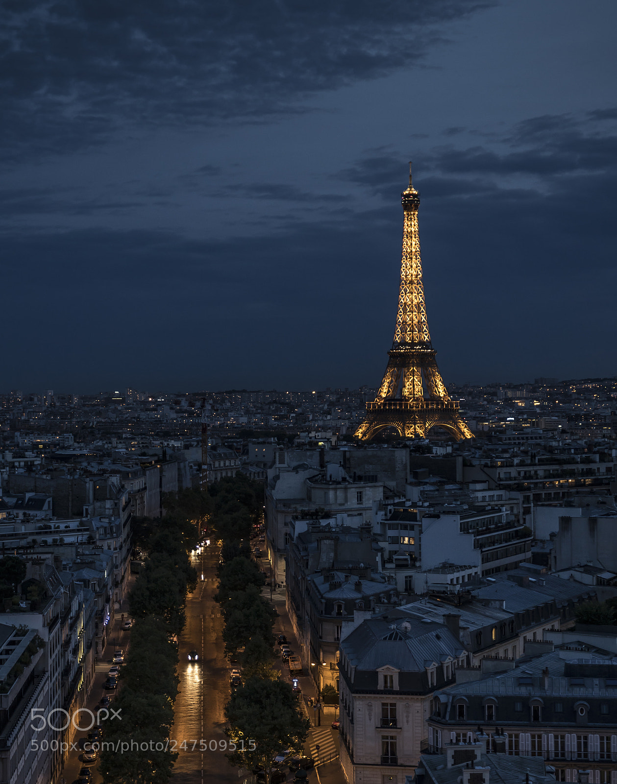 Sony a6300 sample photo. Eiffel tower from arc photography