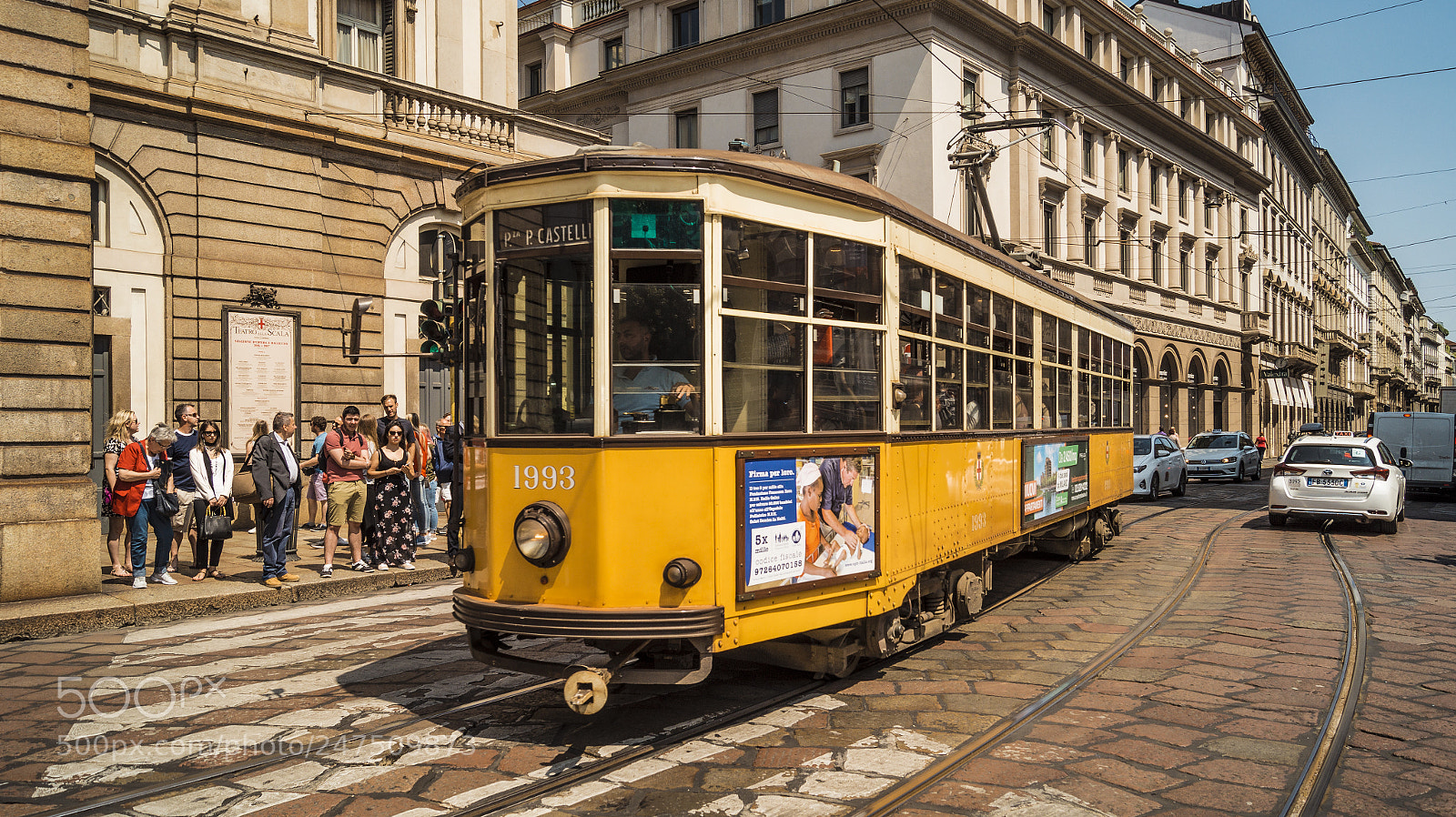 Sony SLT-A58 sample photo. Tram in milan photography