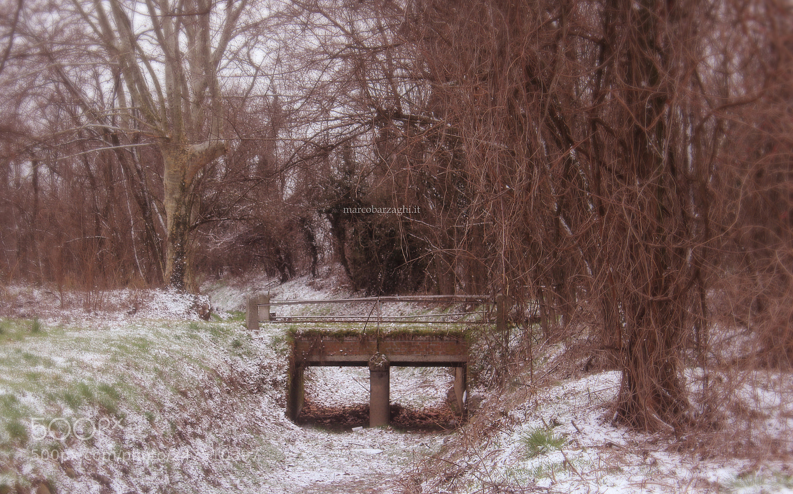 Canon EOS 600D (Rebel EOS T3i / EOS Kiss X5) sample photo. That enchanted bridge winter photography