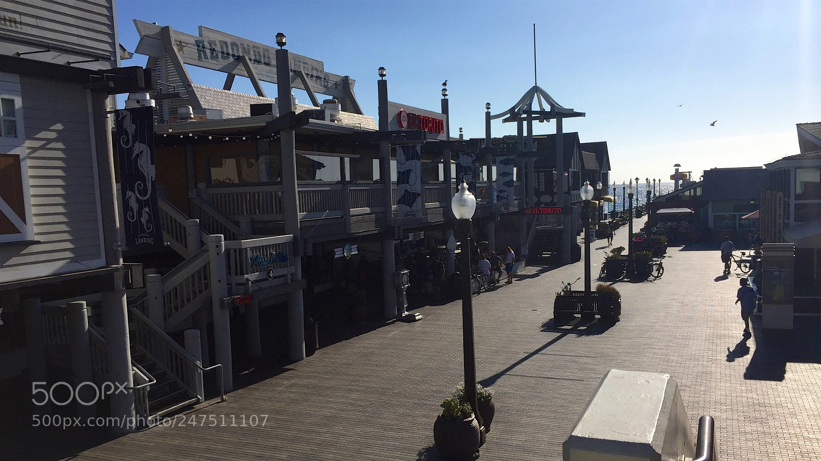 Apple iPhone 6 sample photo. Redondo beach pier photography