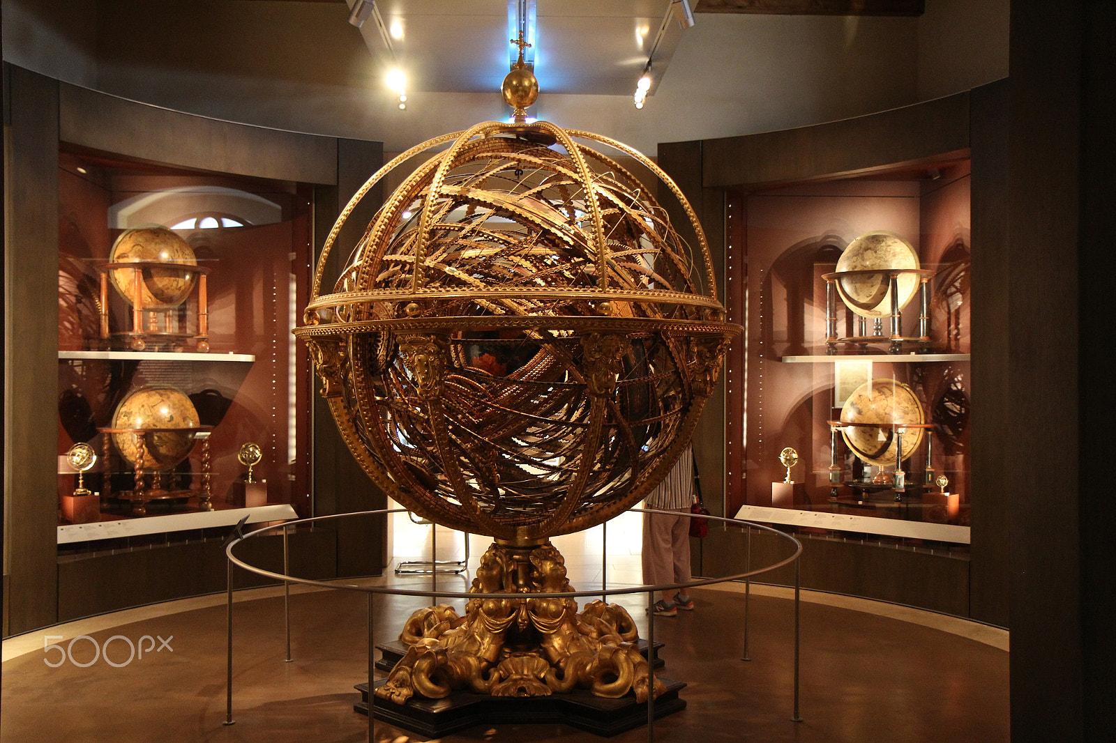 Canon EF-S 17-55mm F2.8 IS USM sample photo. Santucci armillary sphere in museo galileo photography