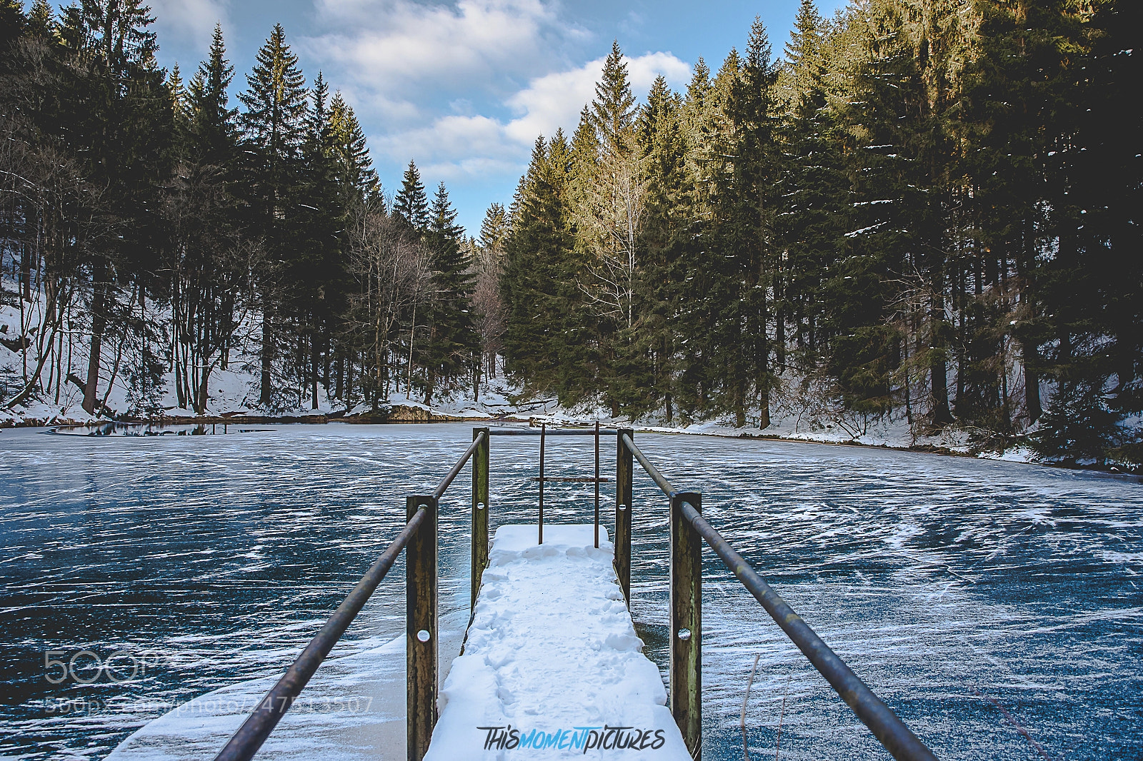 Canon EOS 6D sample photo. Frozen lake photography
