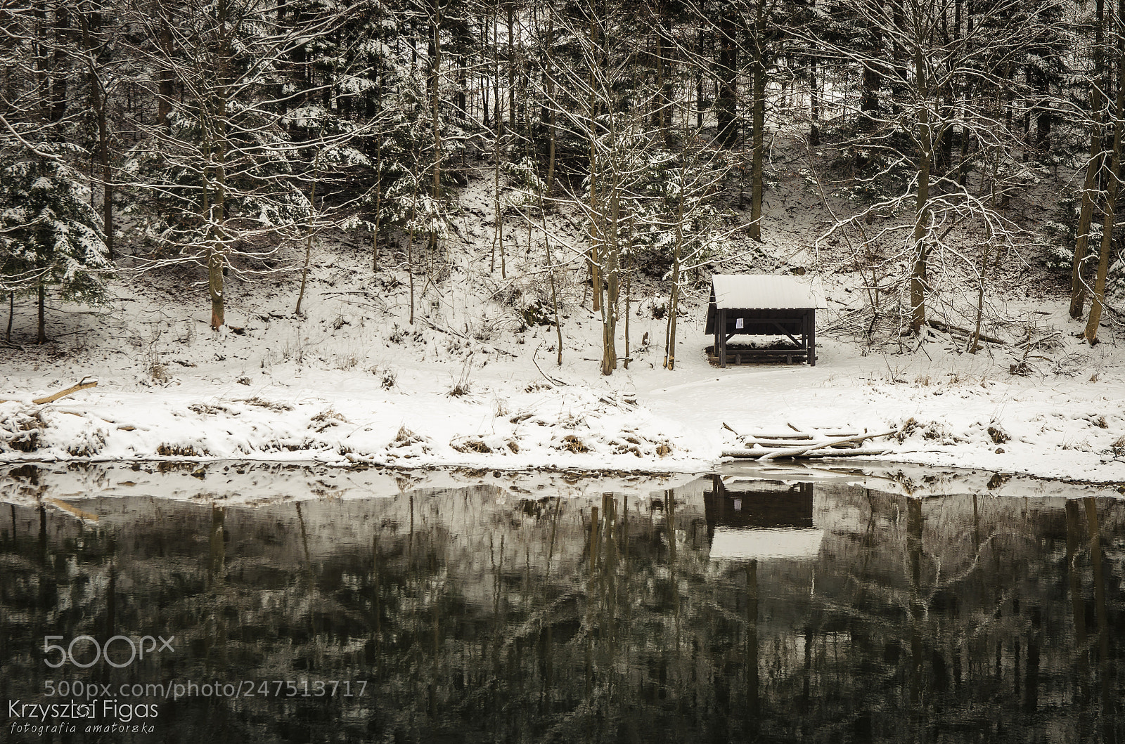 Nikon D5100 sample photo. Hut by the river. photography