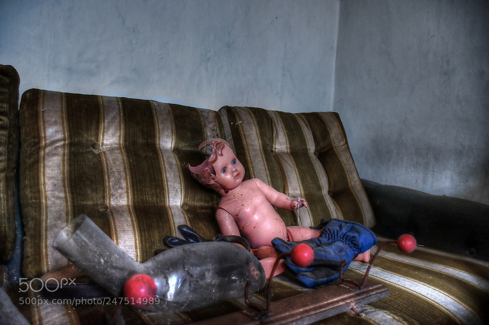 Nikon D7200 sample photo. Urbex doll photography