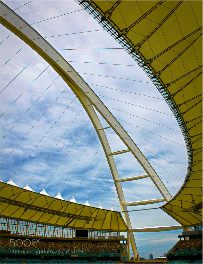 Canon EOS 500D (EOS Rebel T1i / EOS Kiss X3) sample photo. Moses mabhida sport stadium photography