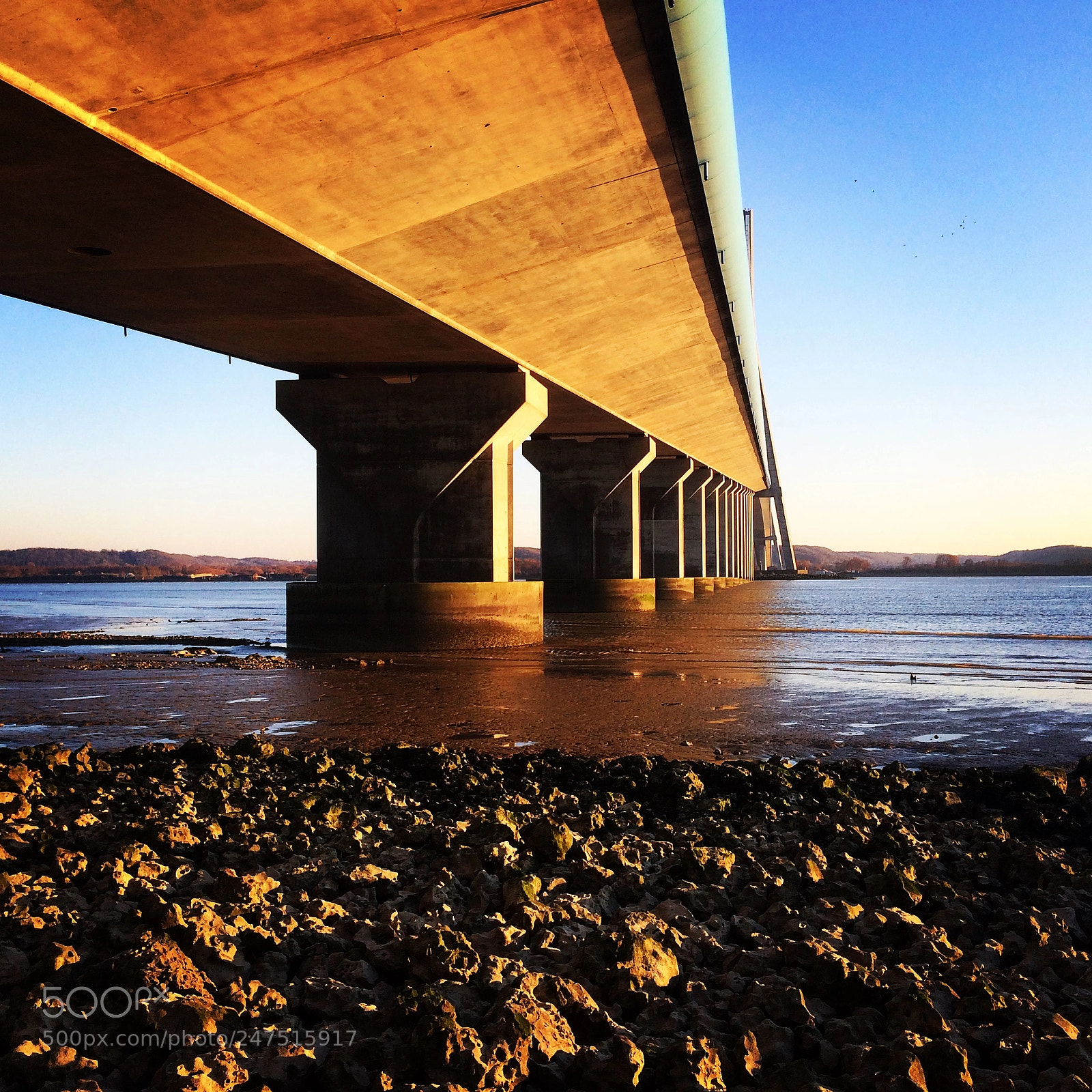Apple iPhone 5s sample photo. Pont de normandie photography