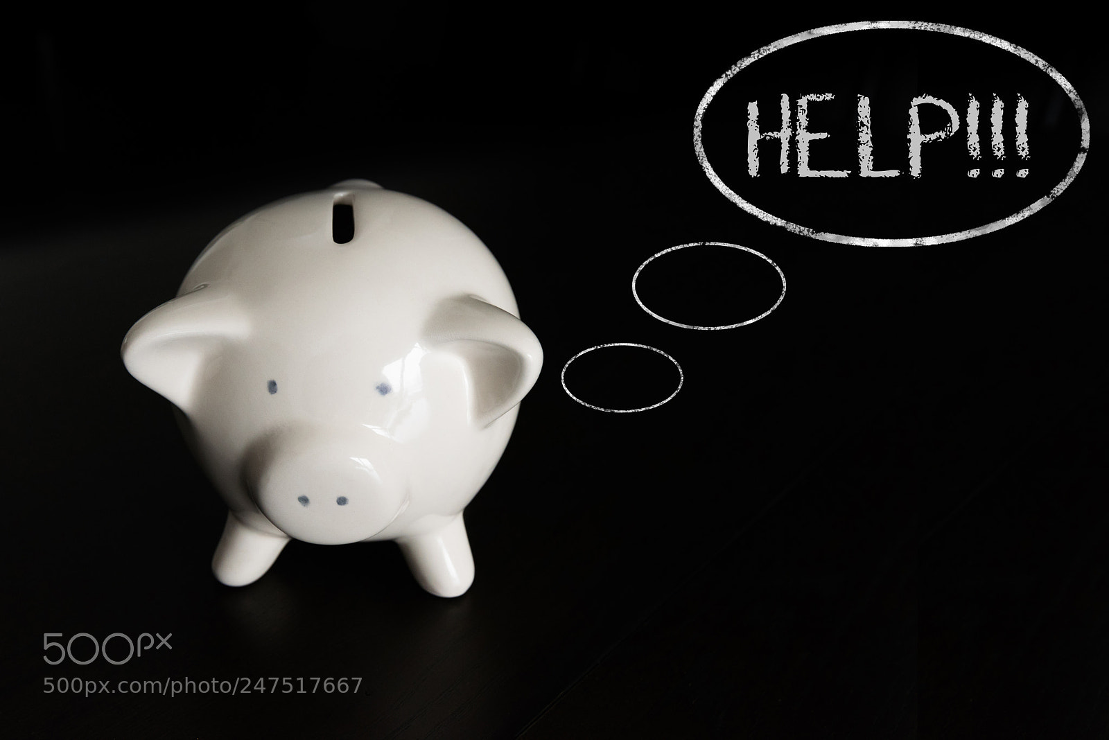 Nikon D810 sample photo. Piggy bank with thought photography