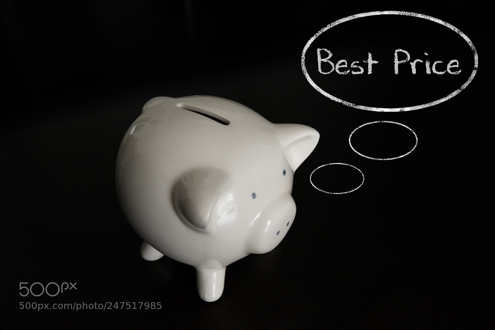 Nikon D810 sample photo. Piggy bank with thought photography